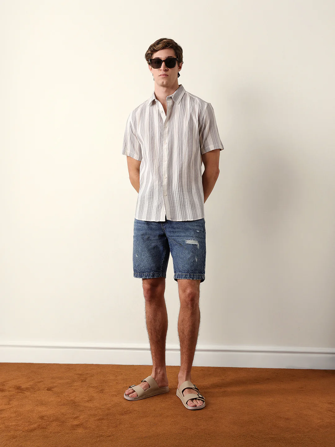 Men Shorts Sleeve Shirt - Image 8