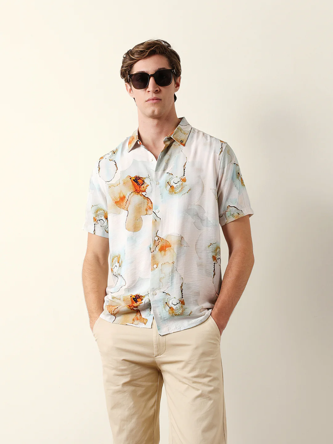 Men Shorts Sleeve Shirt - Image 2