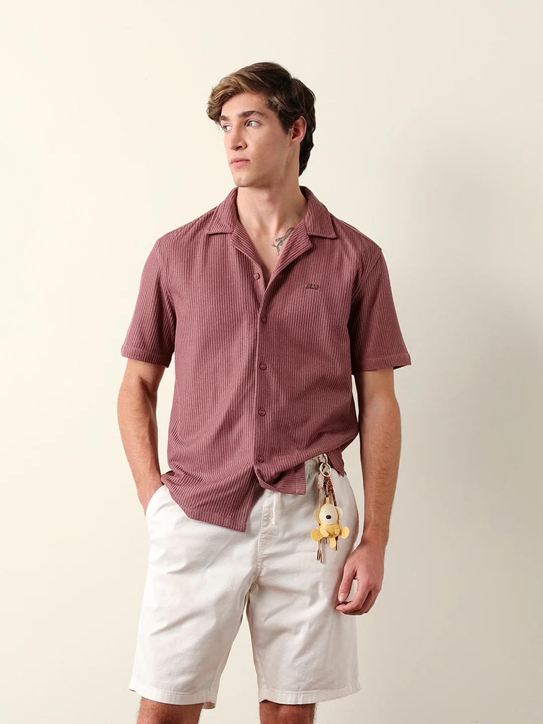 Men Shorts Sleeve Shirt - Image 3