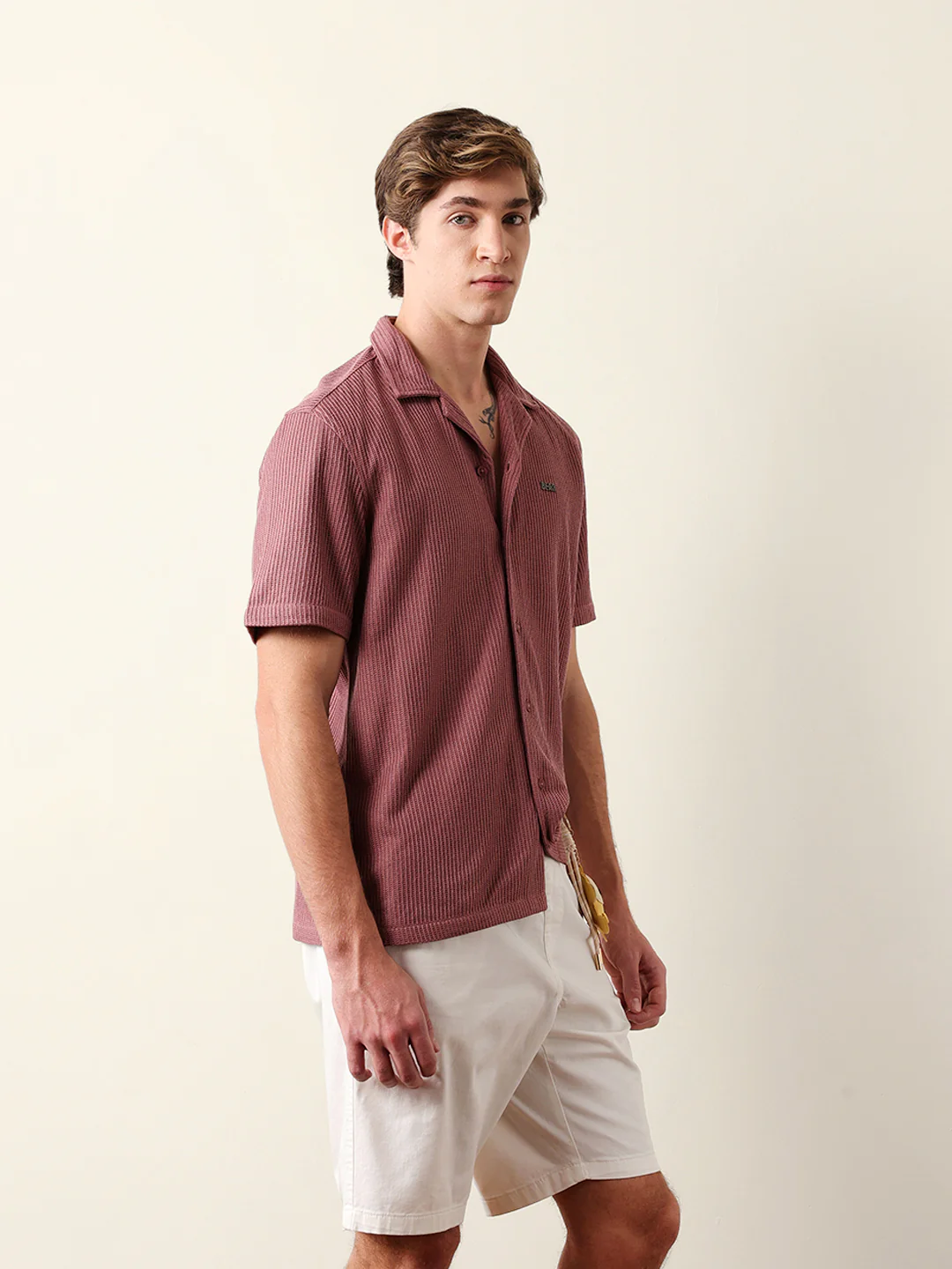 Men Shorts Sleeve Shirt - Image 5