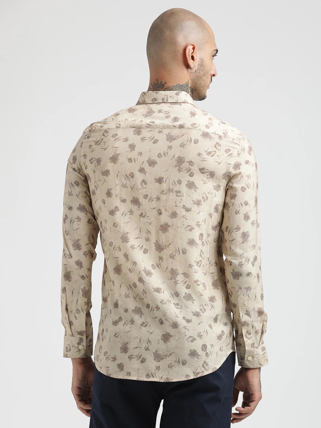 Men Slim Fit Nylon Shirt - Image 2