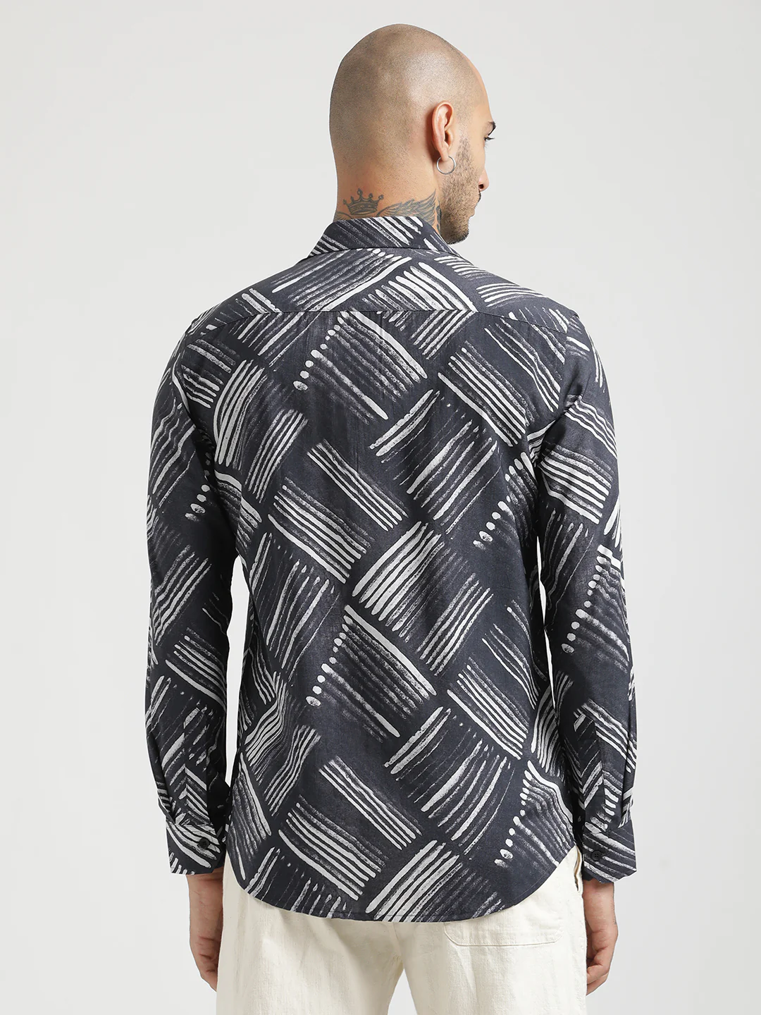 Men Slim Fit Nylon Shirt - Image 2