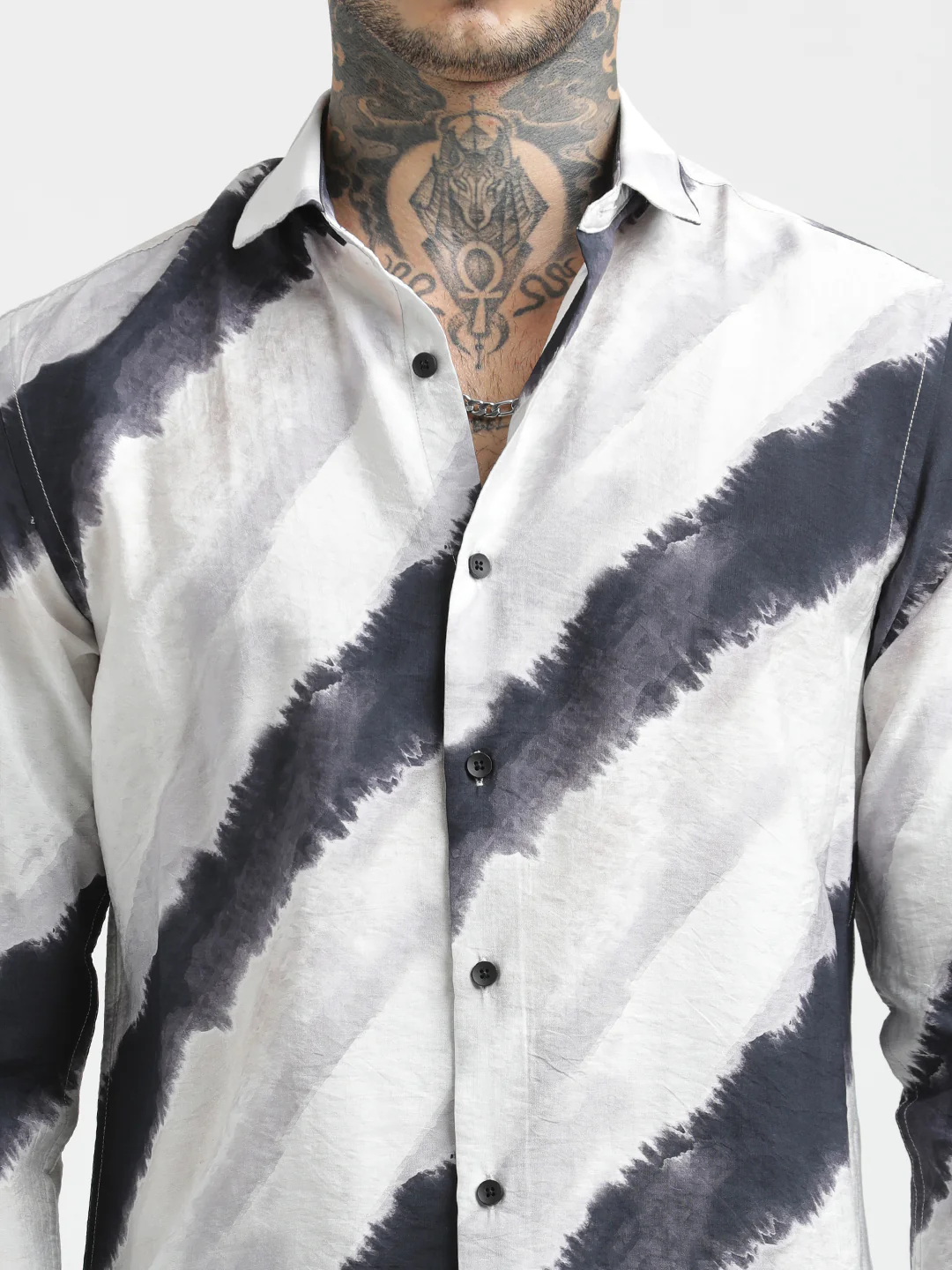 Men Slim Fit Nylon Shirt - Image 6