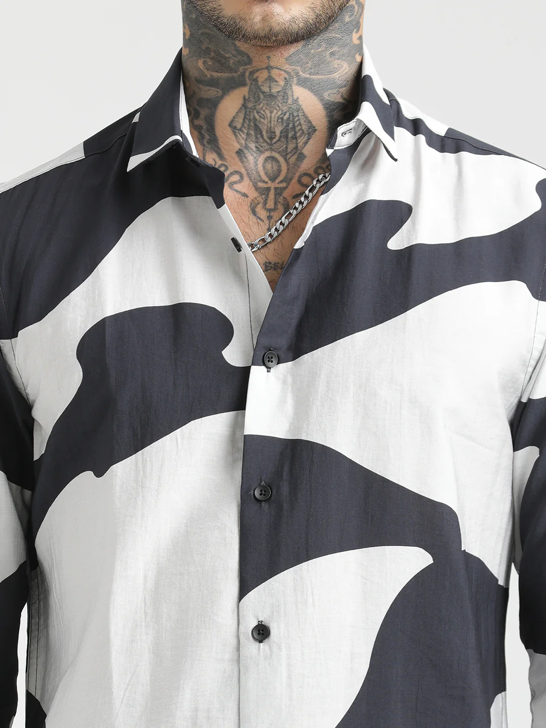 Men Slim Fit Nylon Shirt - Image 6
