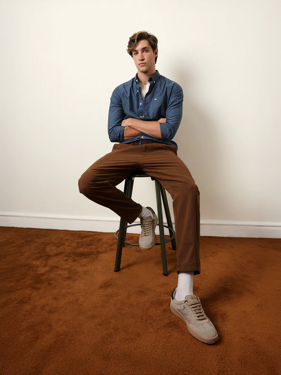 Men Solid Casual Full-Sleeve Shirt - Image 4