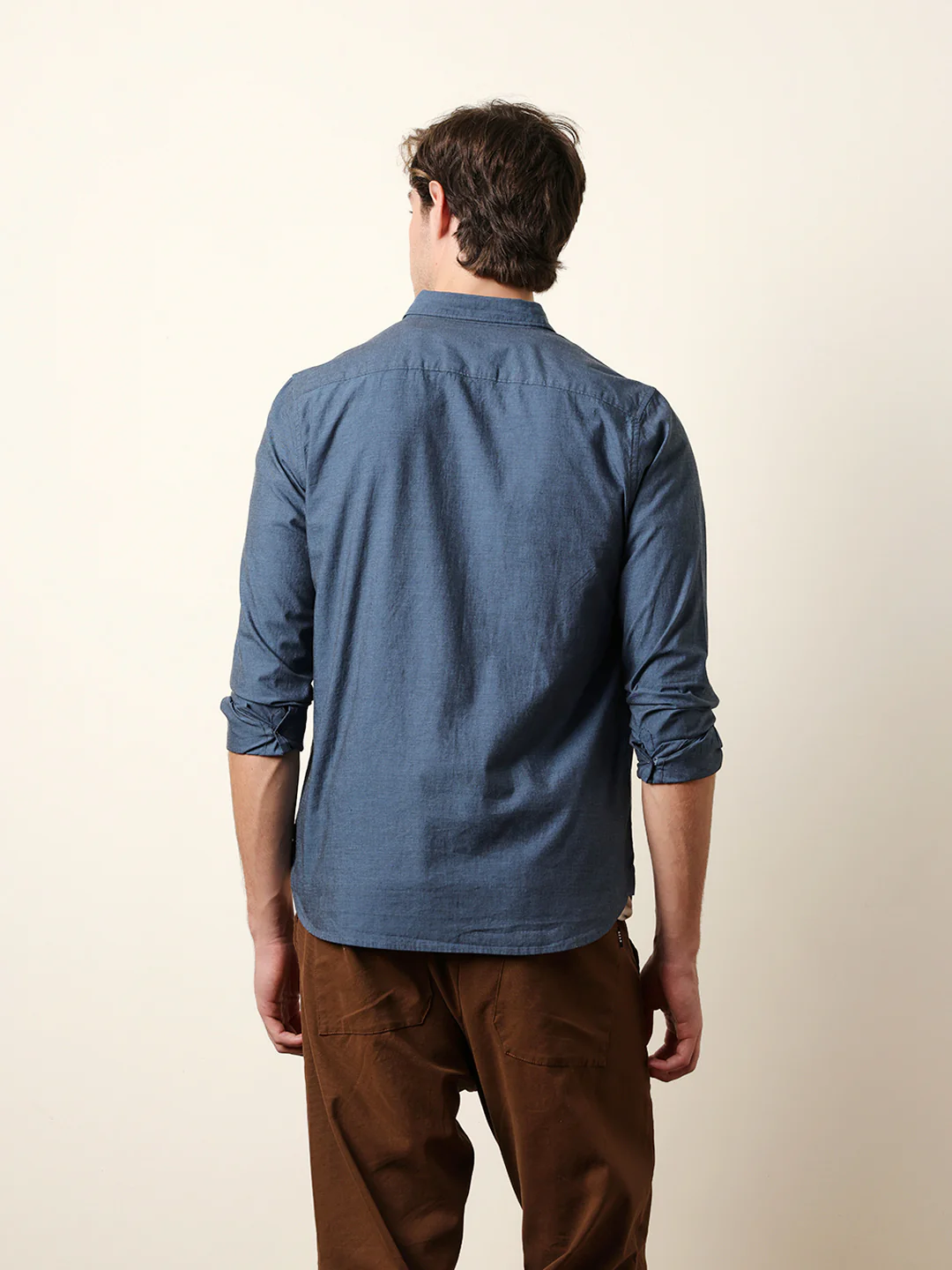 Men Solid Casual Full-Sleeve Shirt - Image 7