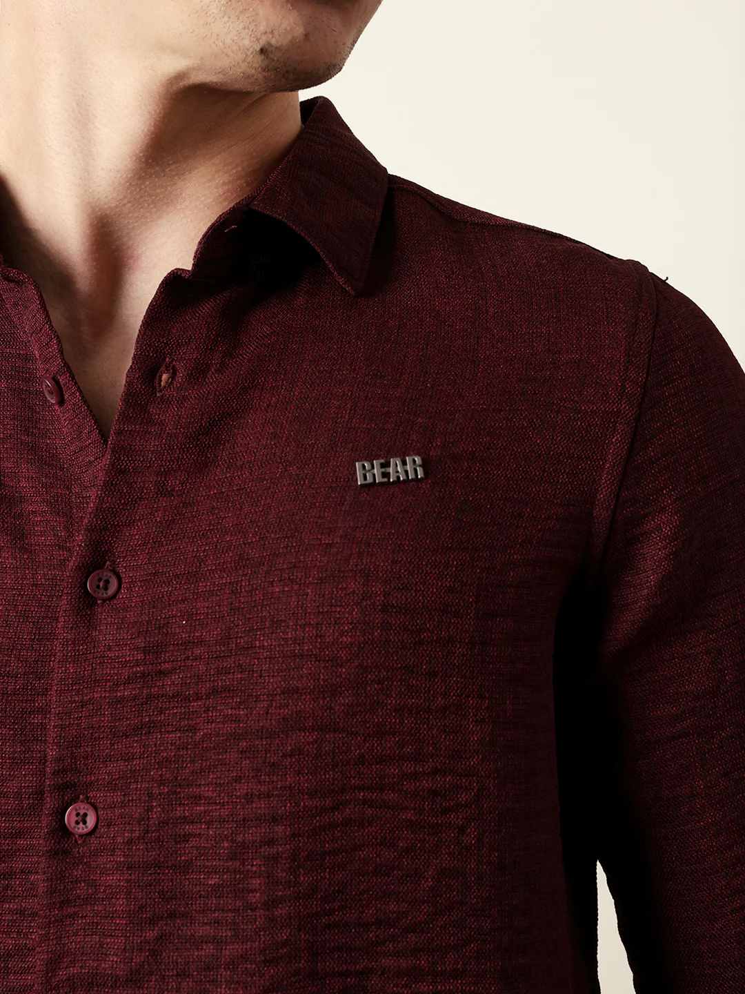 Men Solid Casual Full-Sleeve Shirt - Image 6