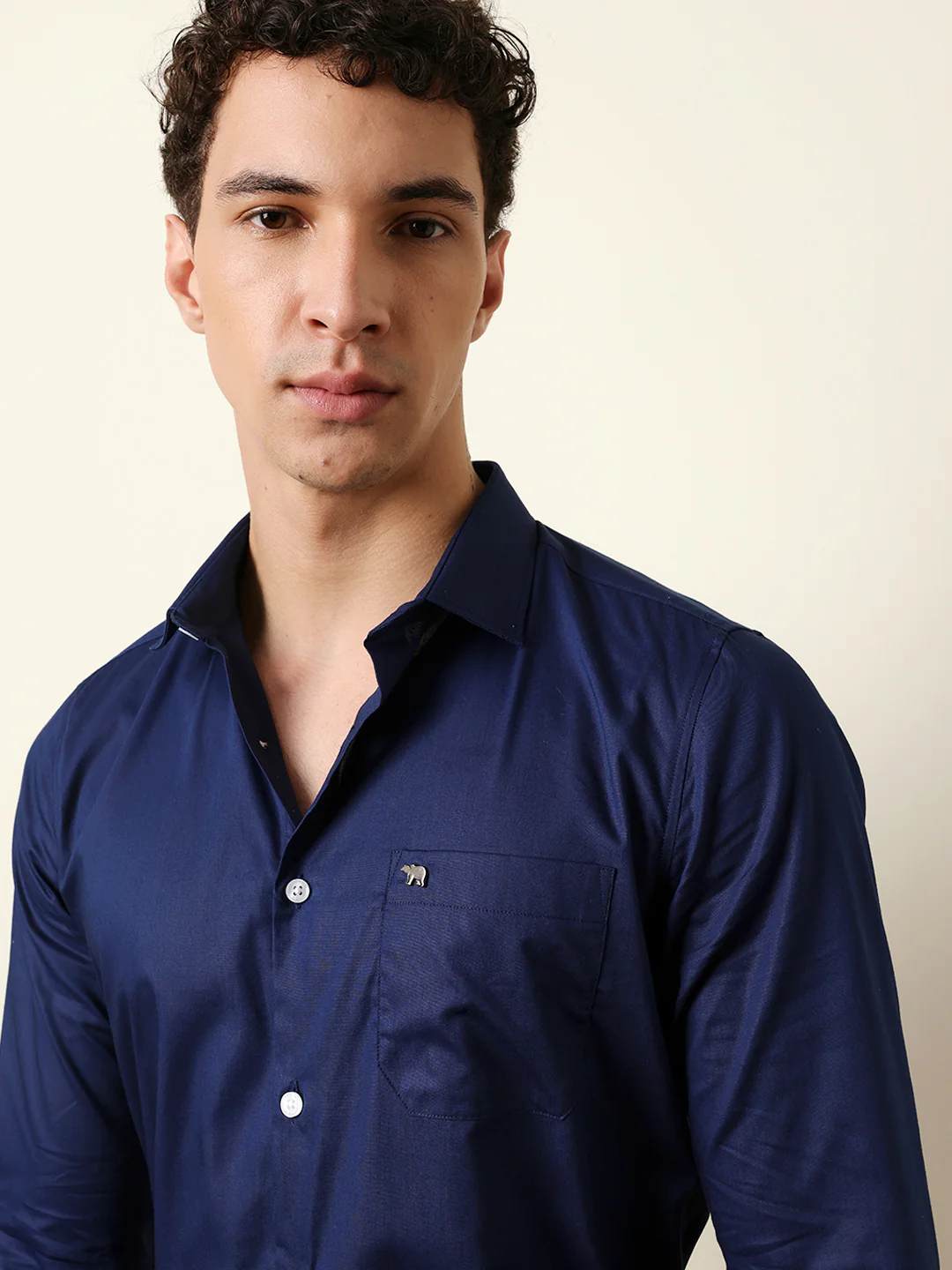 Men Solid Casual Full-Sleeve Shirt - Image 6