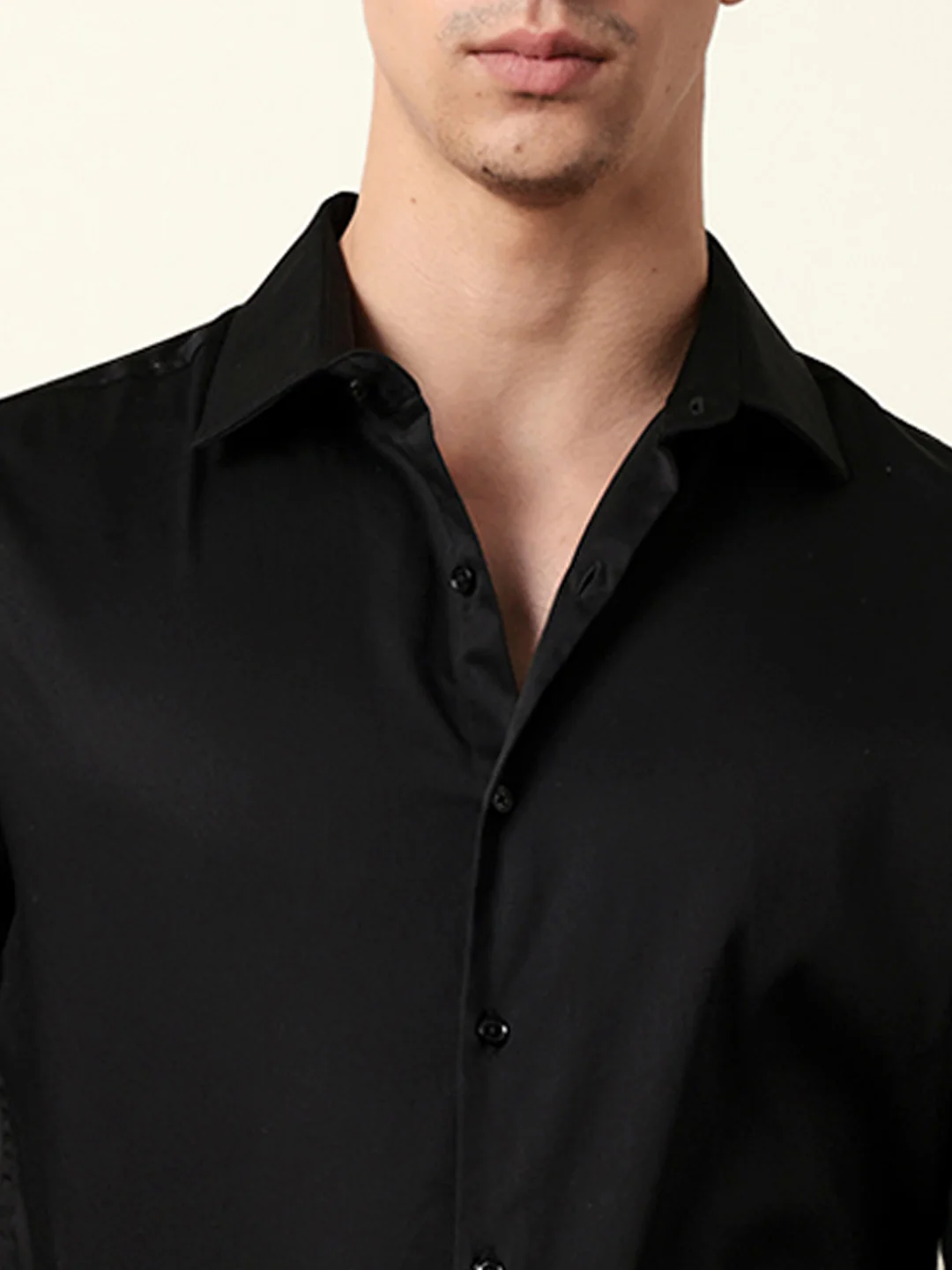 Men Solid Casual Full-Sleeve Shirt - Image 6