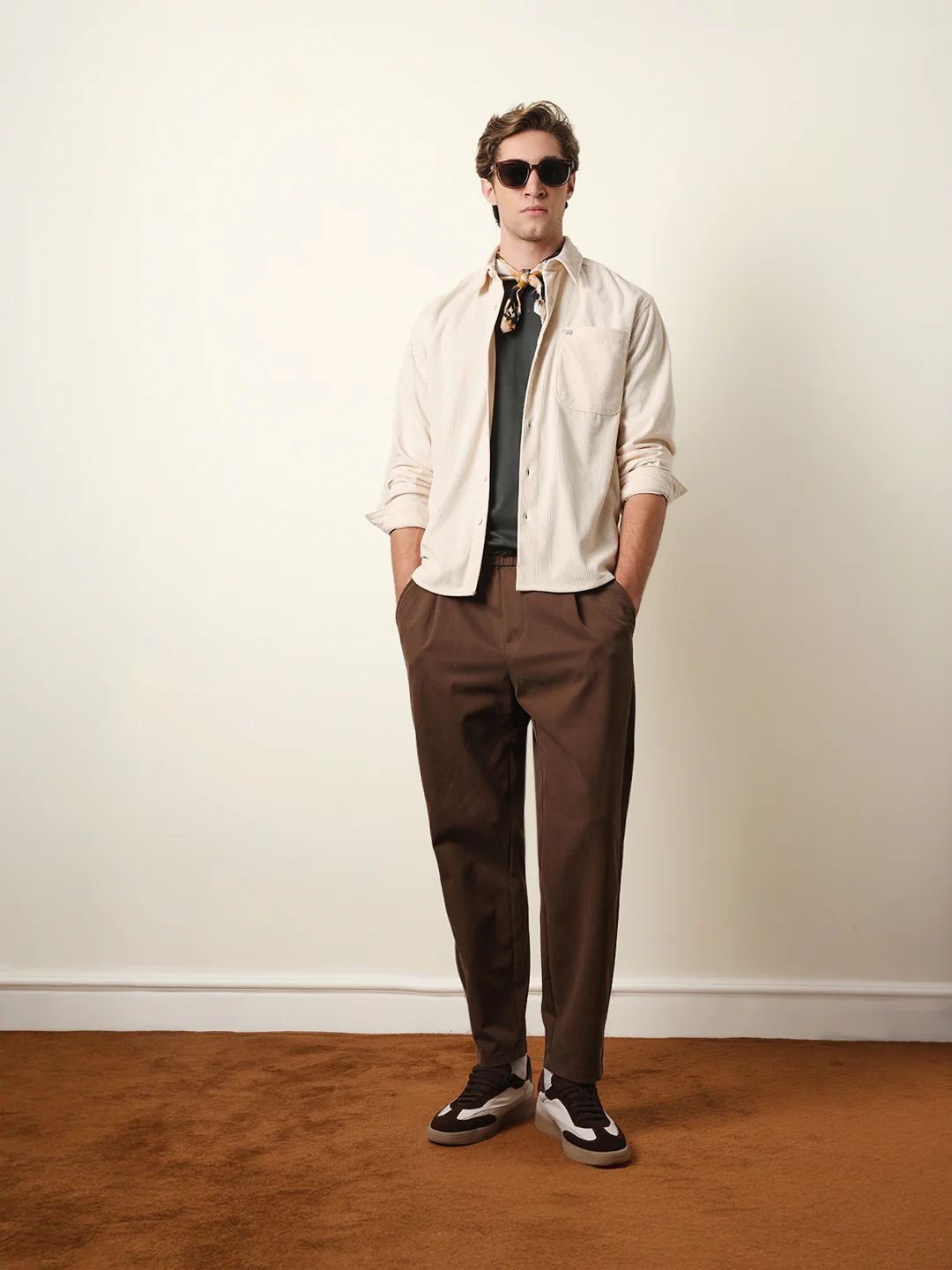 Men Solid Casual Full-Sleeve Shirt - Image 2
