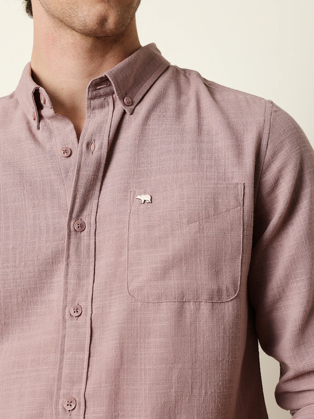 Men Solid Casual Full-Sleeve Shirt - Image 6