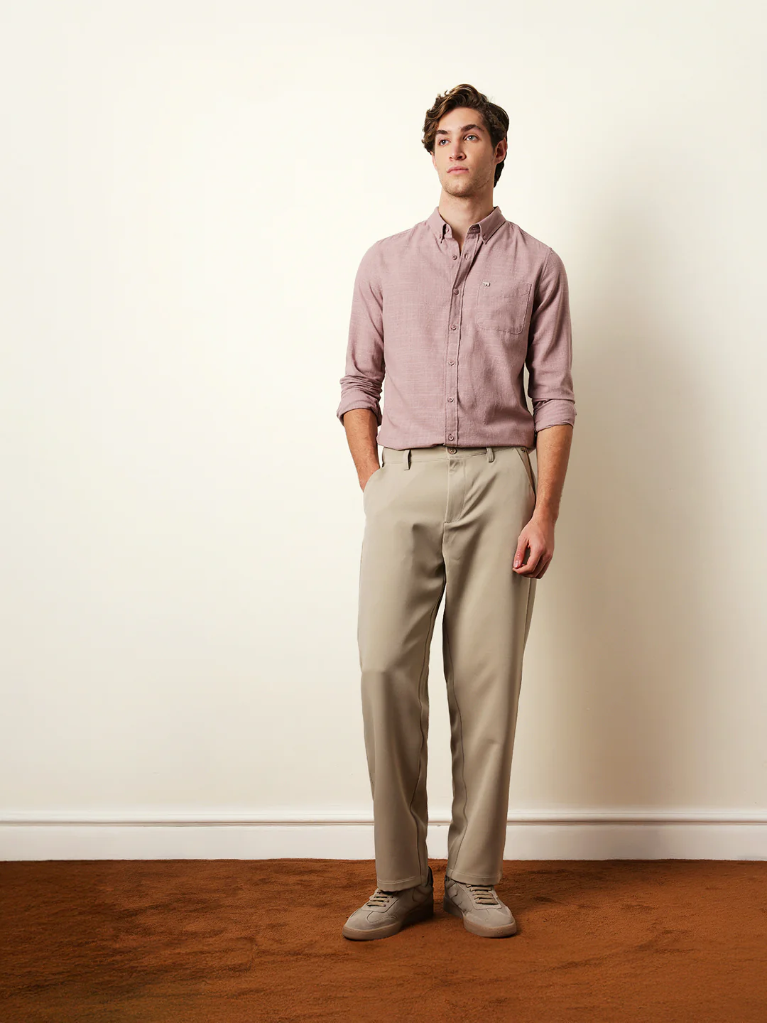 Men Solid Casual Full-Sleeve Shirt - Image 8