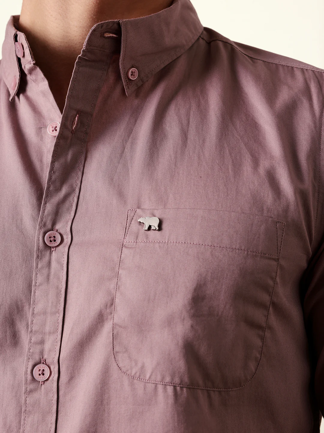 Men Solid Casual Full-Sleeve Shirt - Image 6