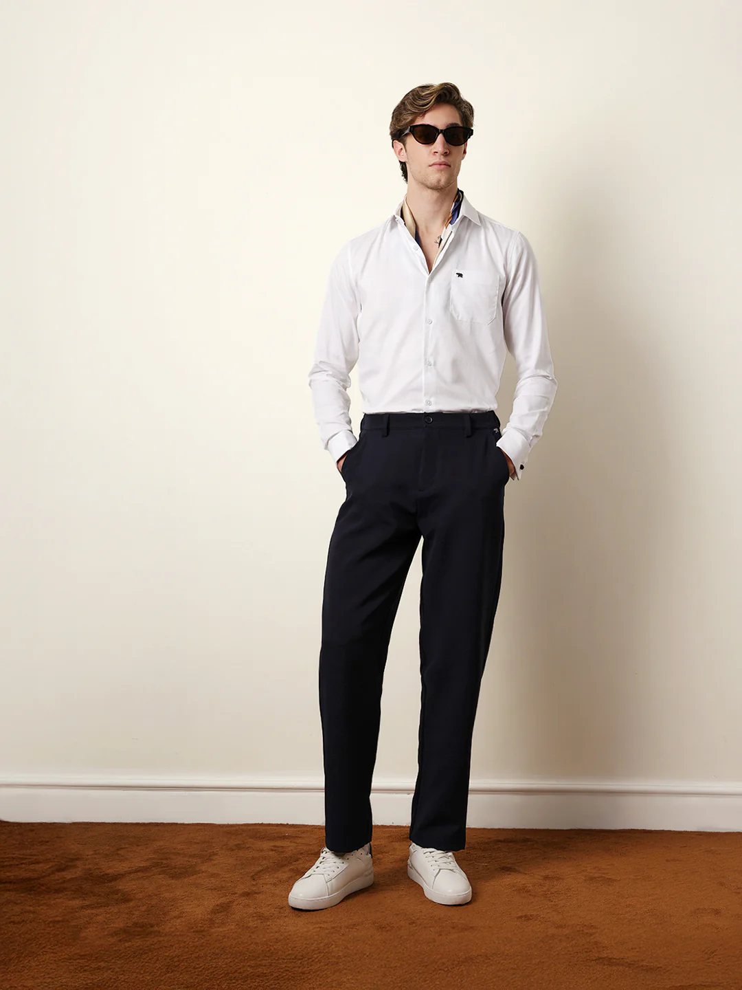 Men Solid Casual Full-Sleeve Shirt - Image 2