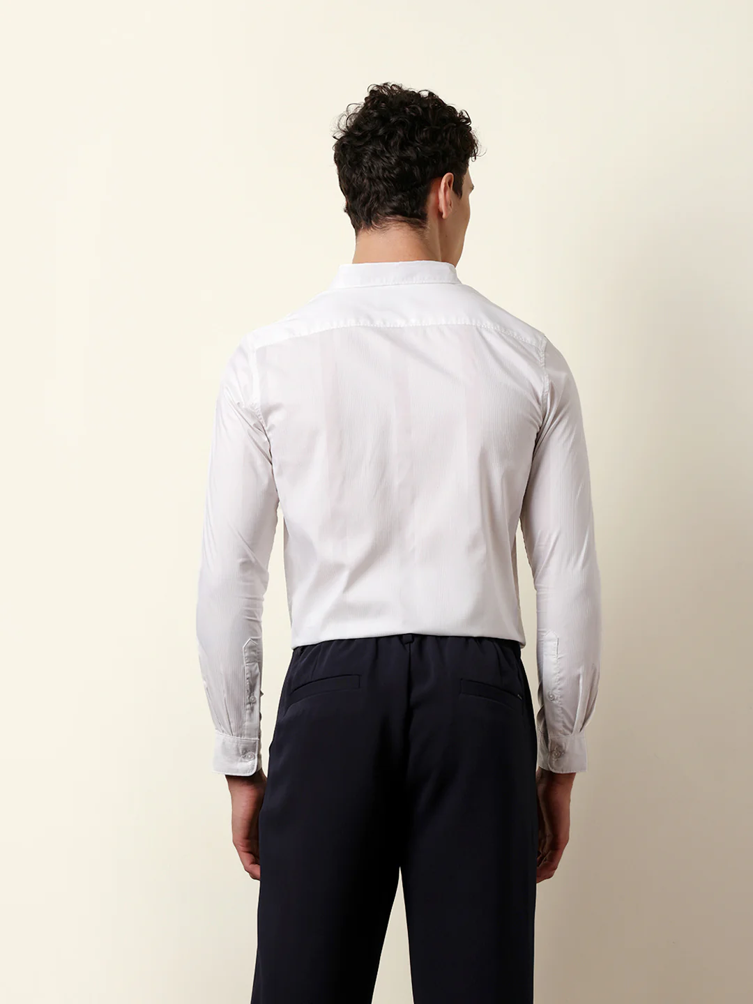 Men Solid Casual Full-Sleeve Shirt - Image 7
