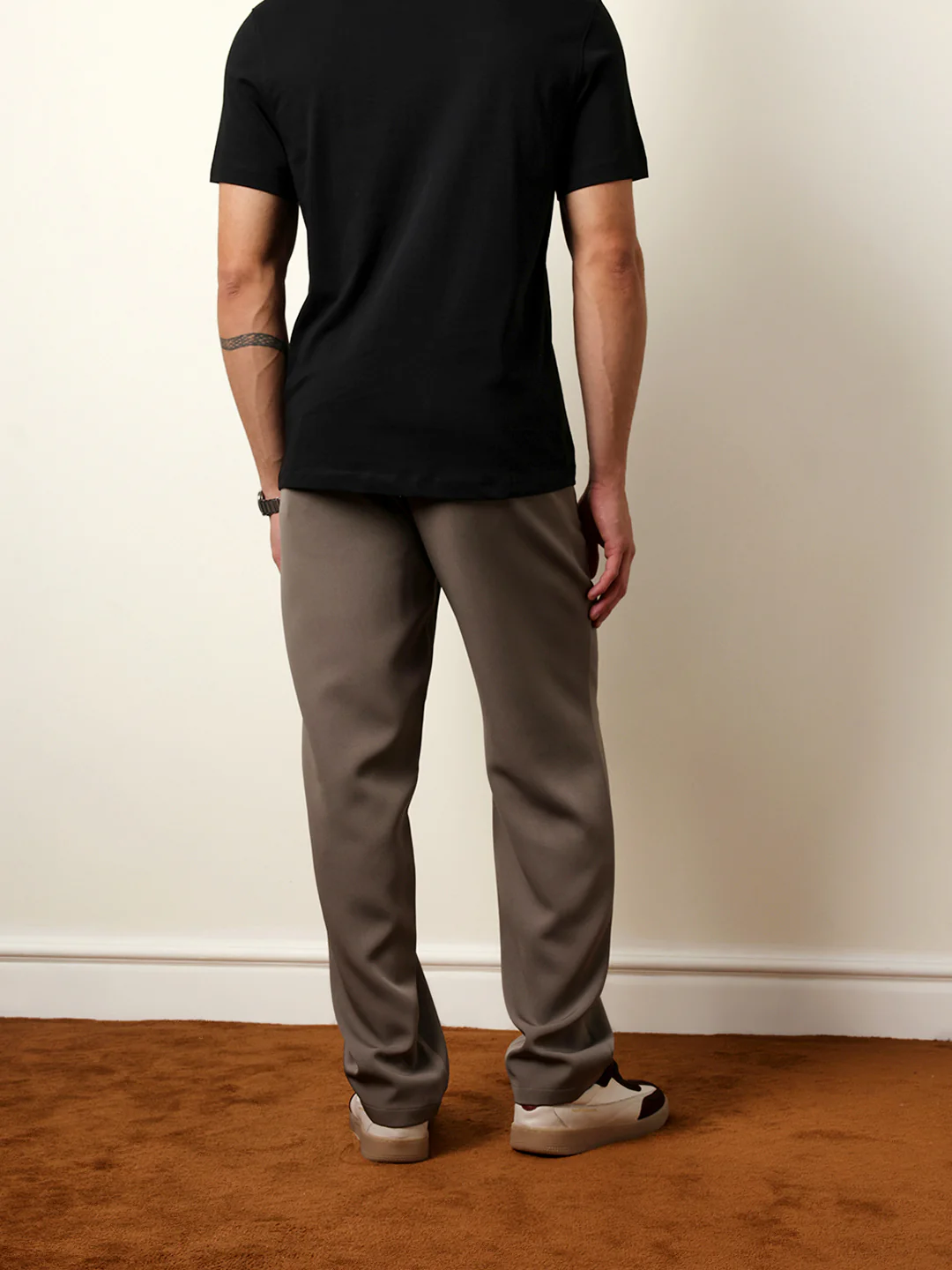 Men Solid Casual Trouser - Image 7