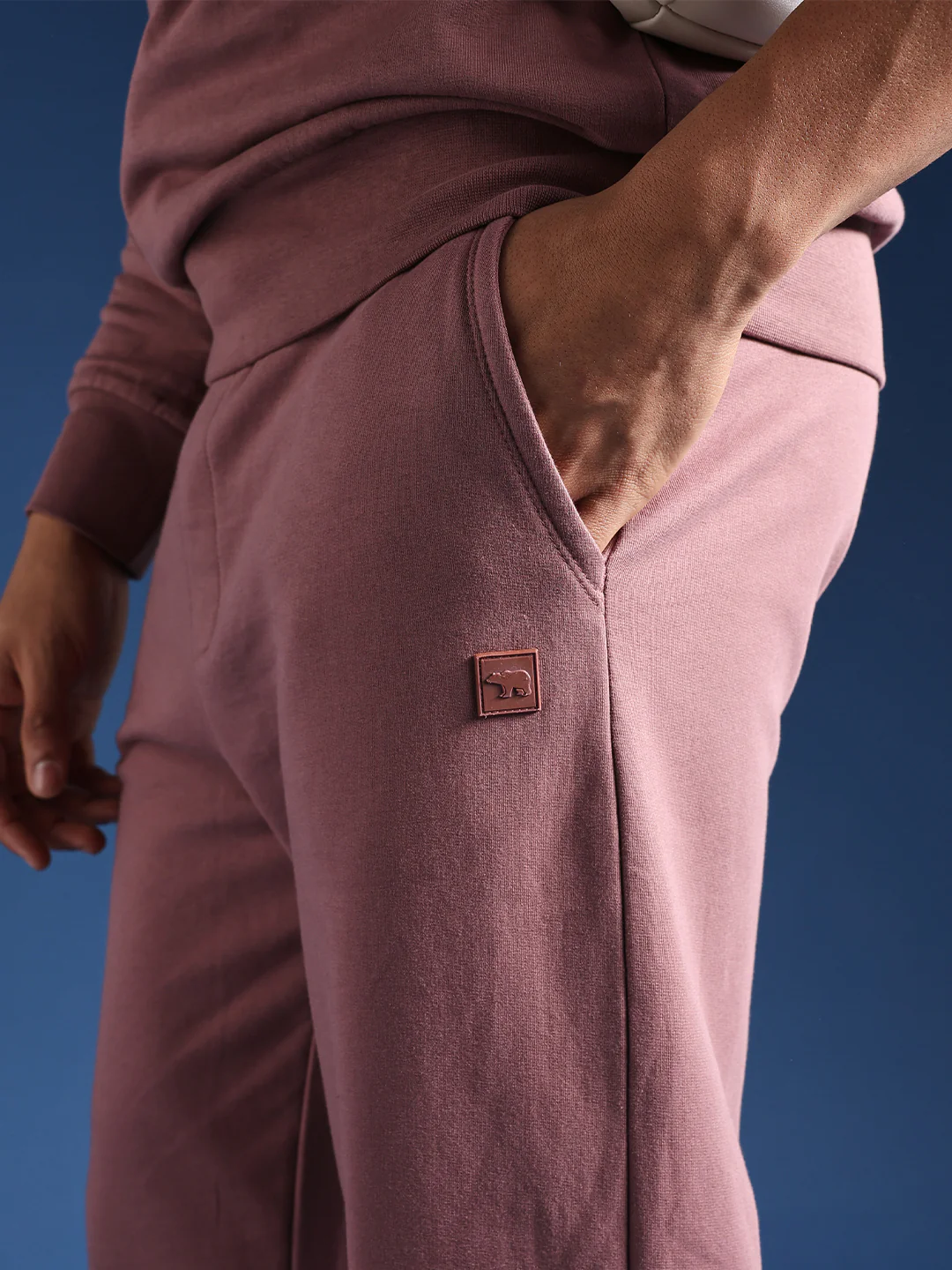 Men Solid Cotton Relaxed Fit Jogger - Image 5