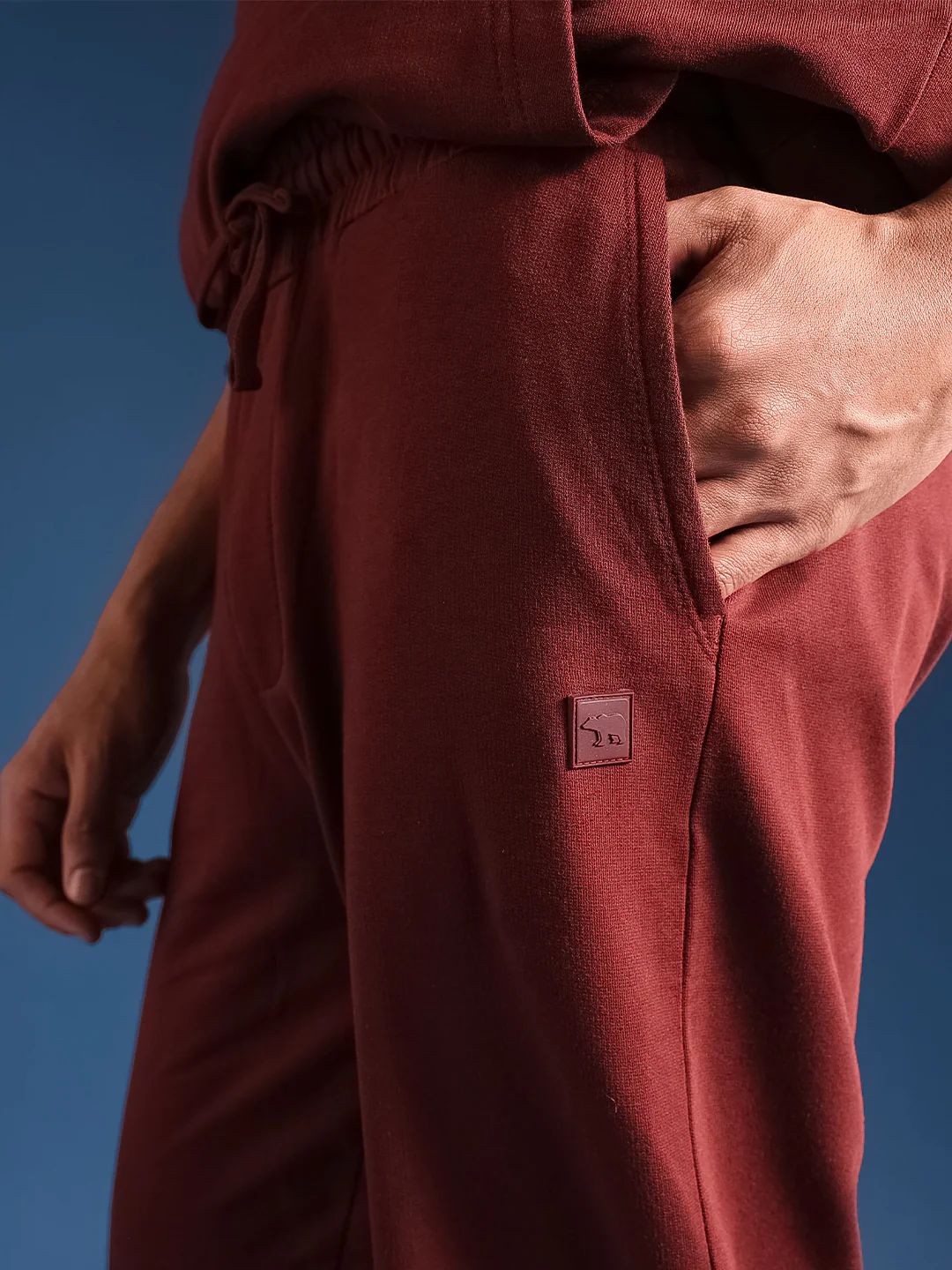 Men Solid Cotton Relaxed Fit Jogger - Image 5