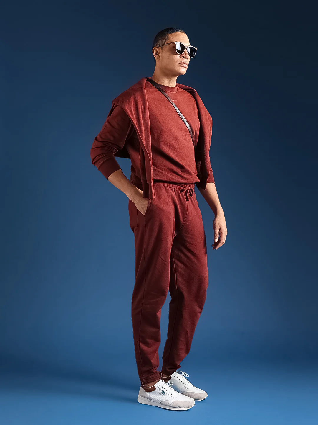 Men Solid Cotton Relaxed Fit Jogger - Image 6