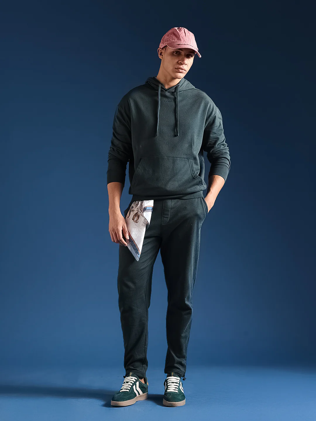 Men Solid Cotton Relaxed Fit Jogger - Image 7