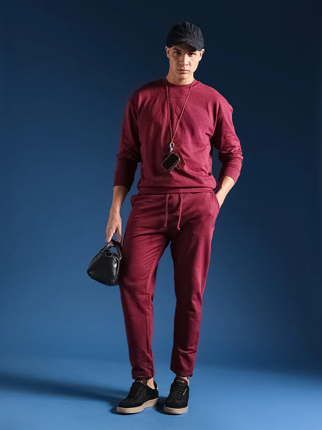 Men Solid Cotton Relaxed Fit Jogger - Image 8