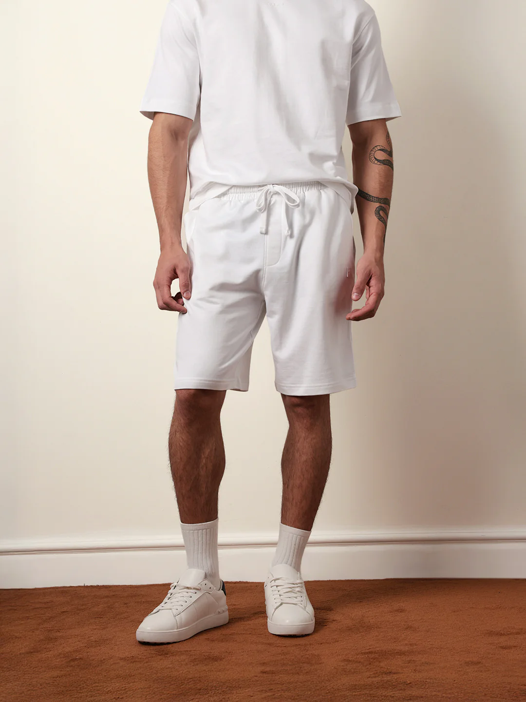 Men Solid Cotton Shorts - Image 3