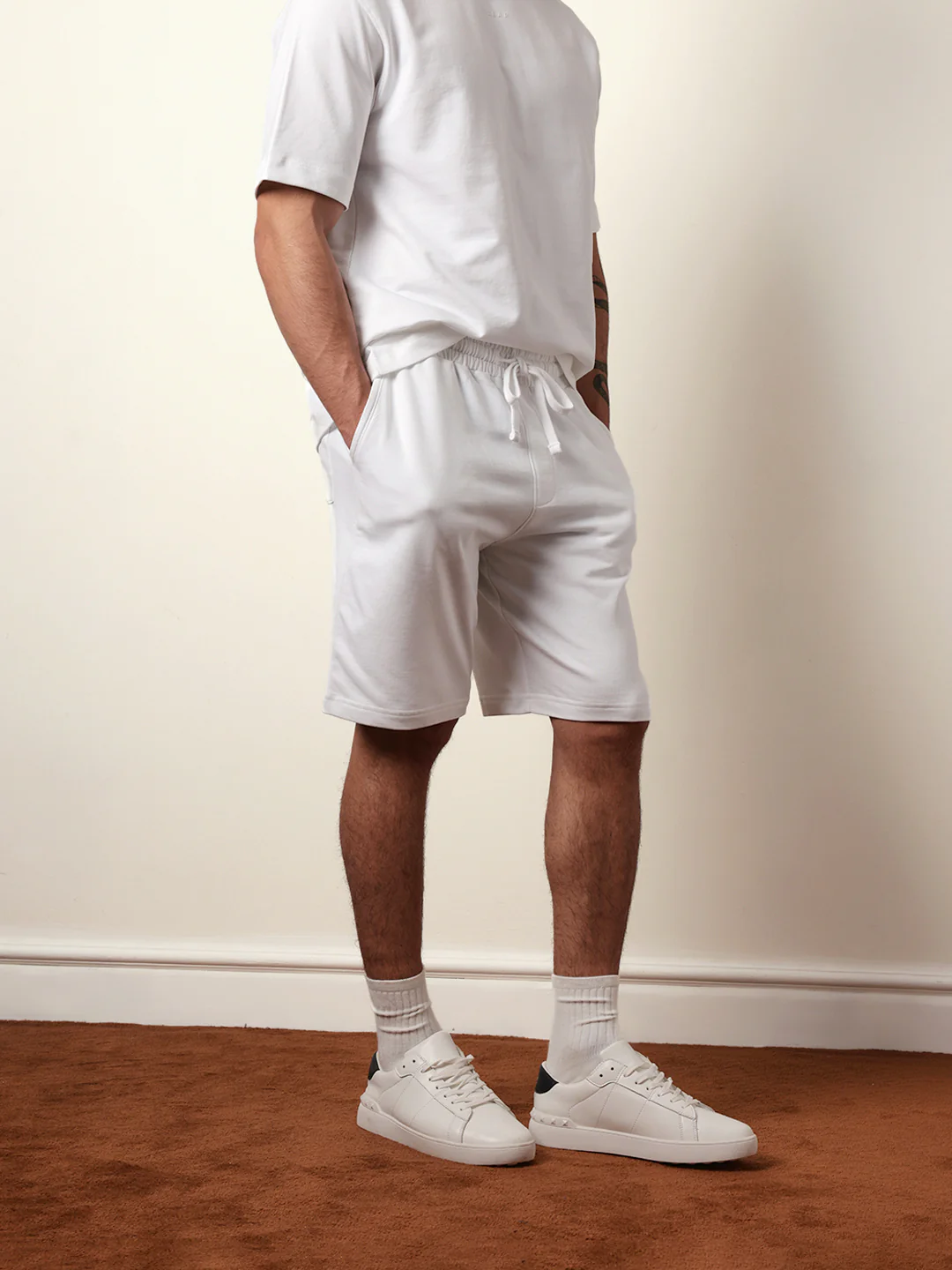 Men Solid Cotton Shorts - Image 5