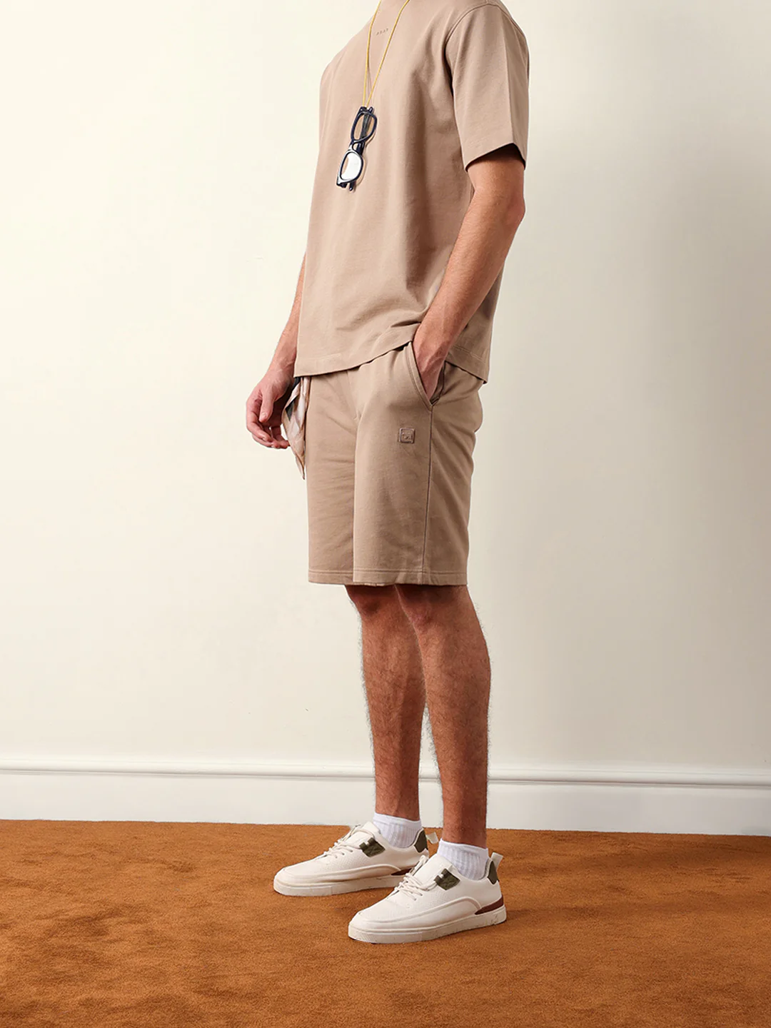 Men Solid Cotton Shorts - Image 4