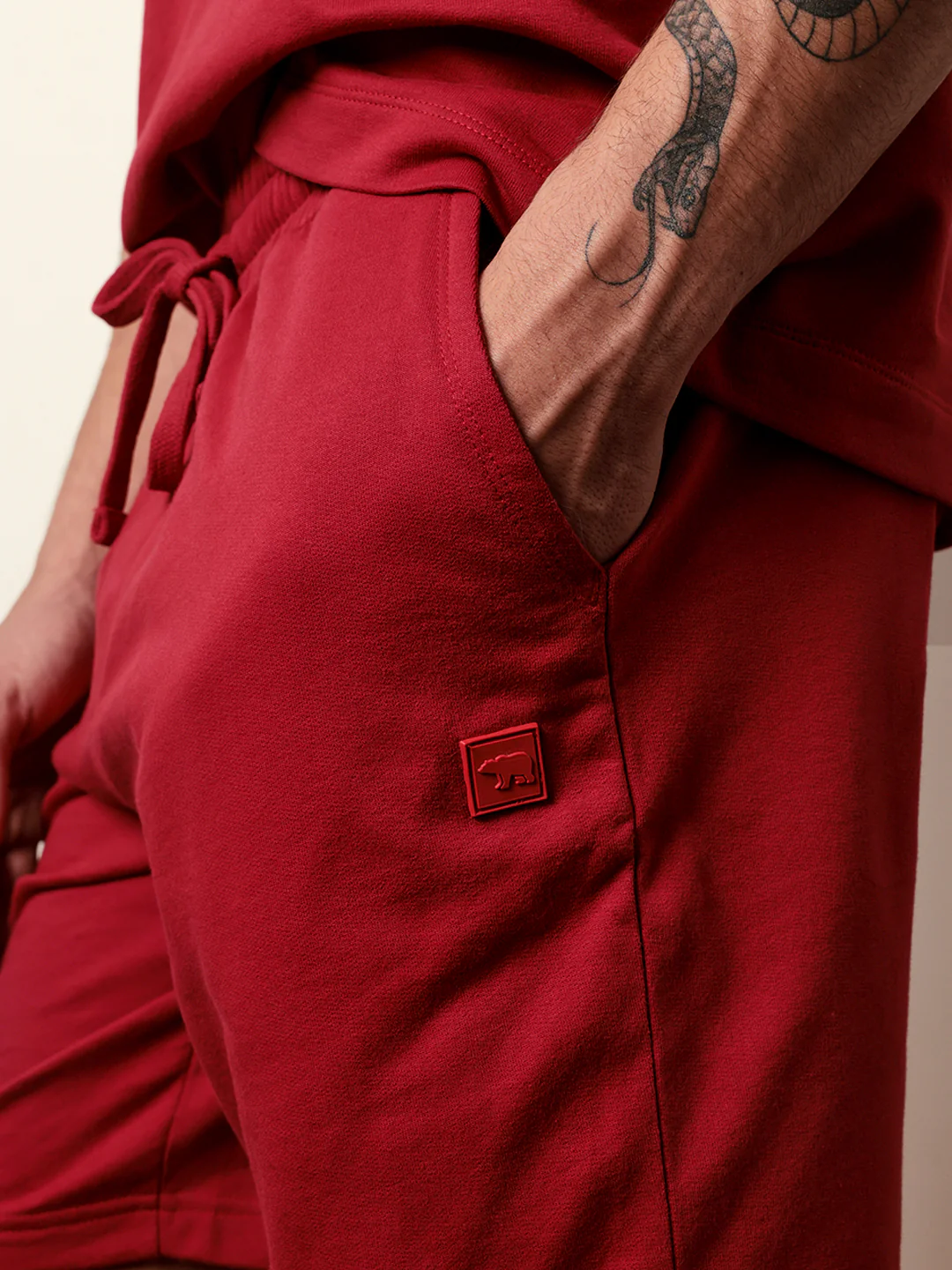 Men Solid Cotton Shorts - Image 6