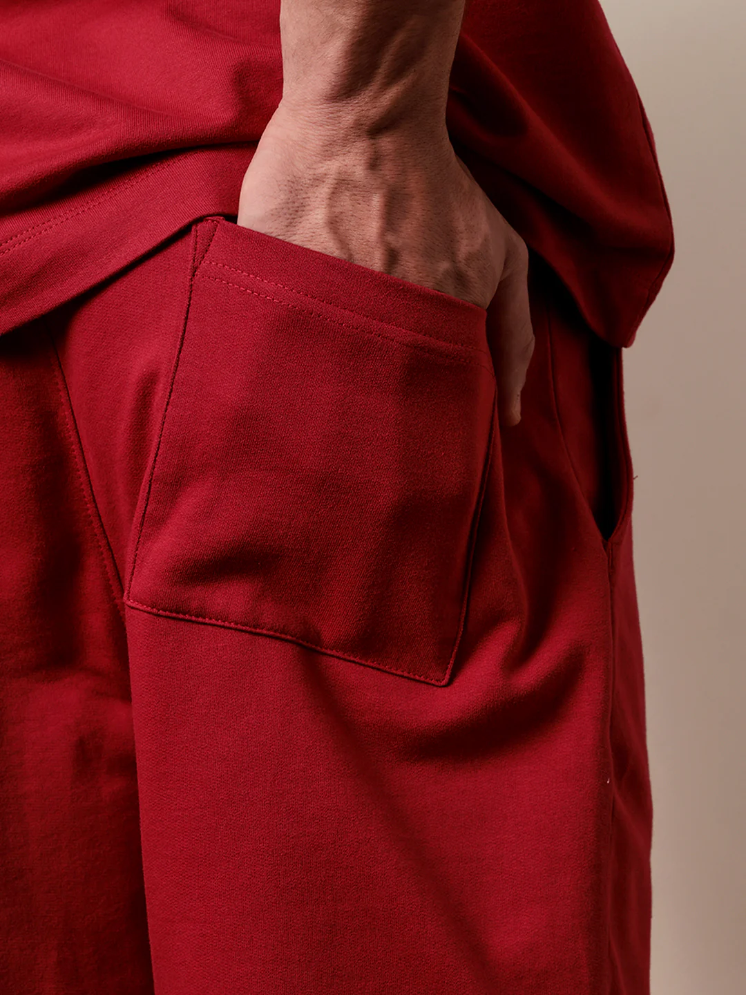 Men Solid Cotton Shorts - Image 7