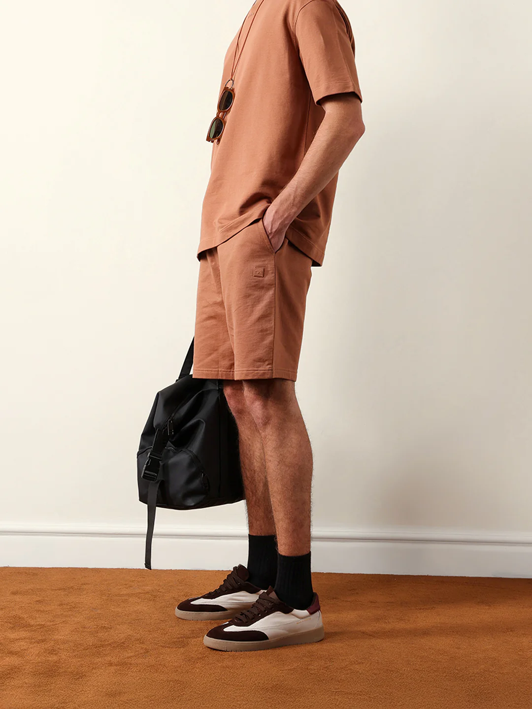 Men Solid Cotton Shorts - Image 4