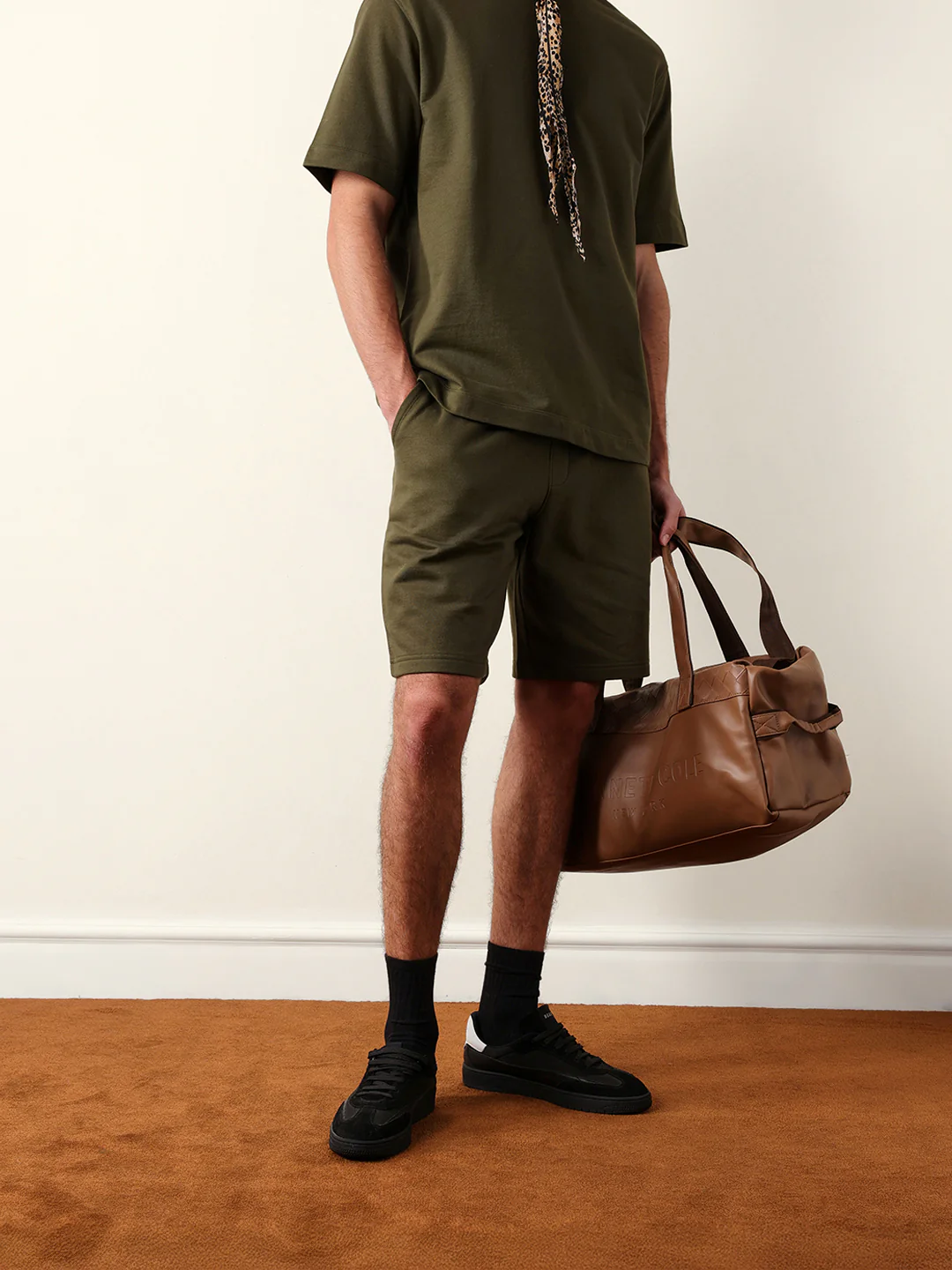 Men Solid Cotton Shorts - Image 5