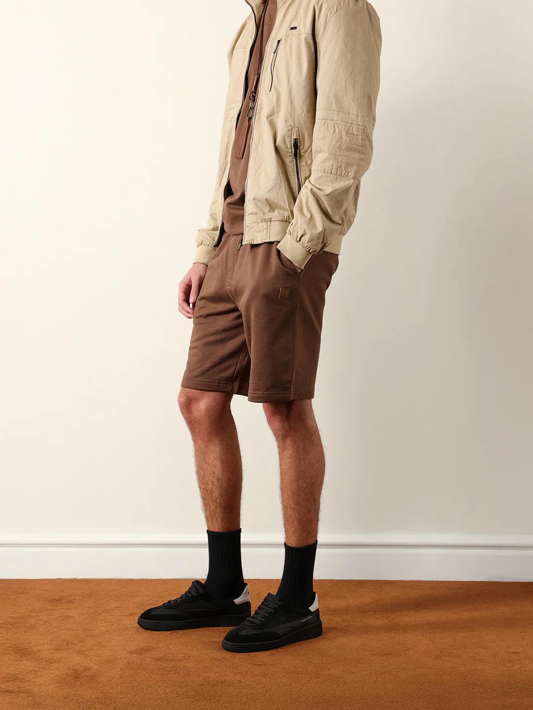 Men Solid Cotton Shorts - Image 4