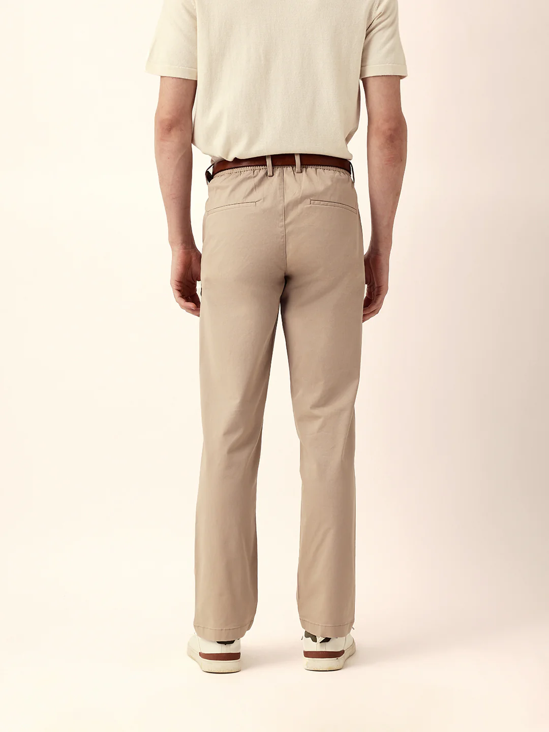 Men Solid Formal Trouser - Image 6