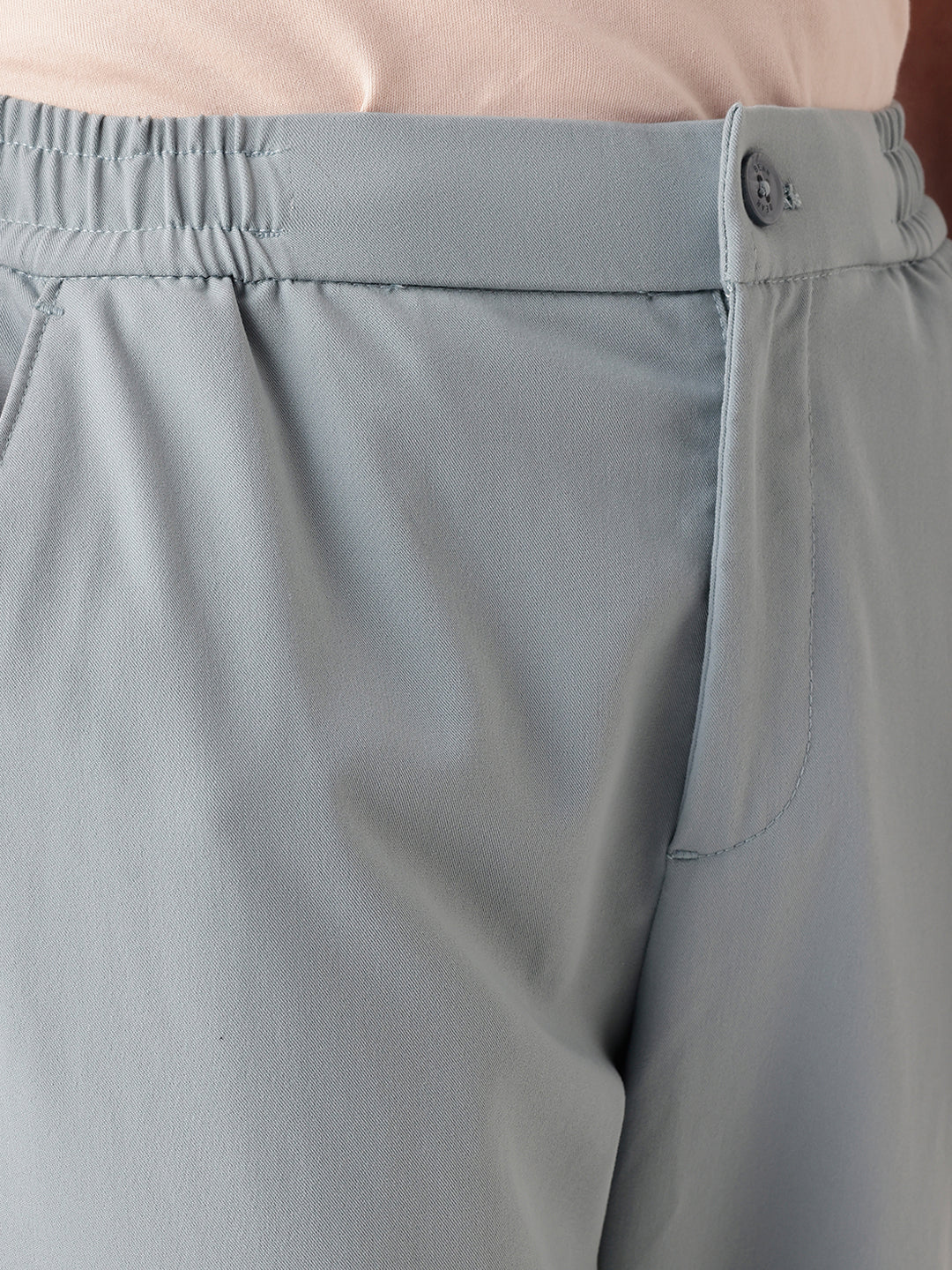 Men Solid Formal Trouser - Image 5