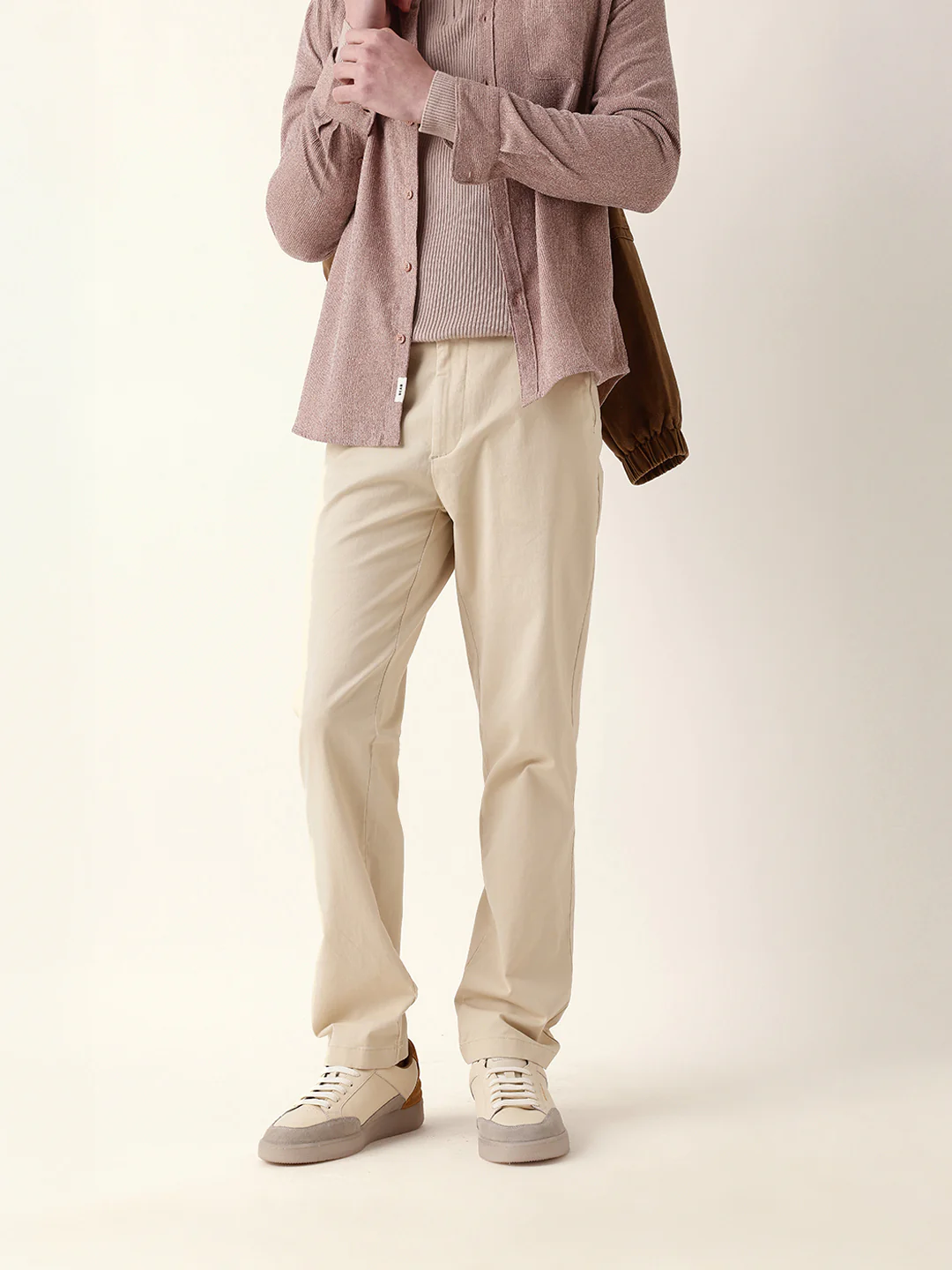 Men Solid Formal Trouser