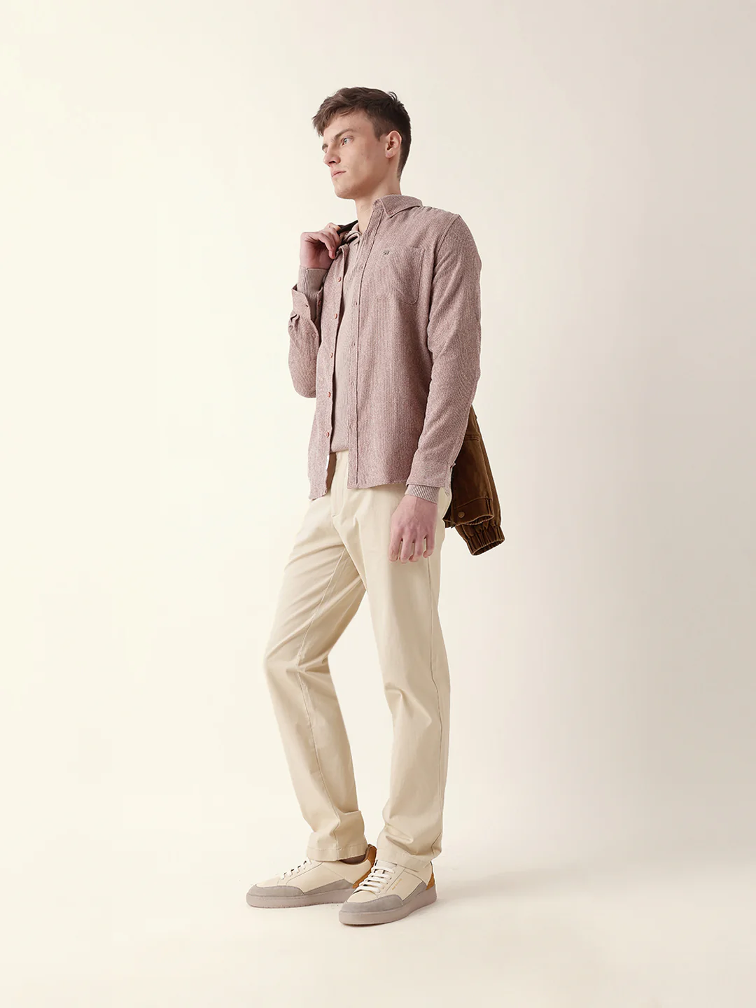 Men Solid Formal Trouser - Image 7