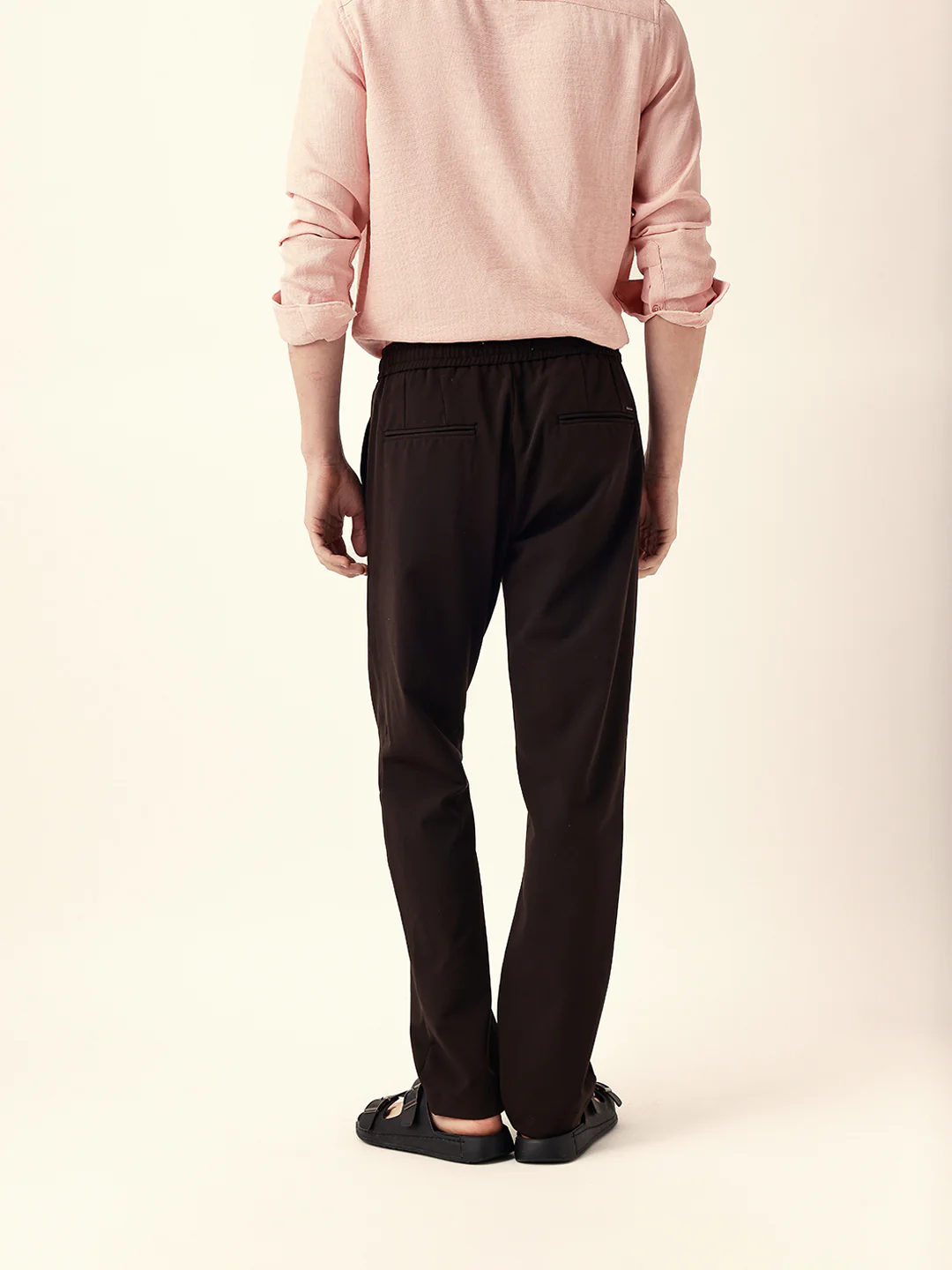 Men Solid Formal Trouser - Image 6