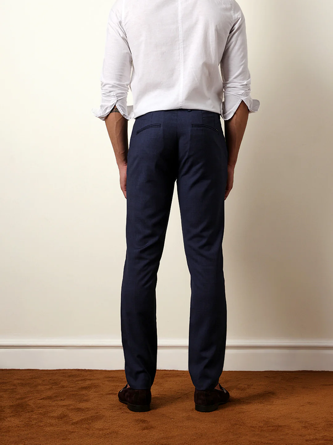 Men Solid Formal Trouser - Image 8
