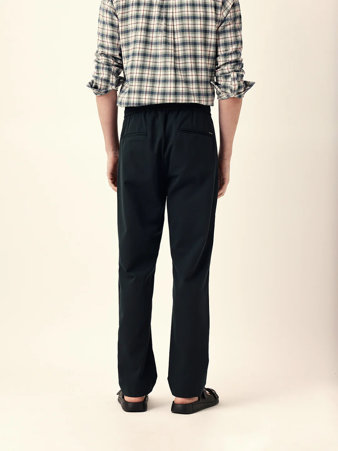 Men Solid Formal Trouser - Image 6
