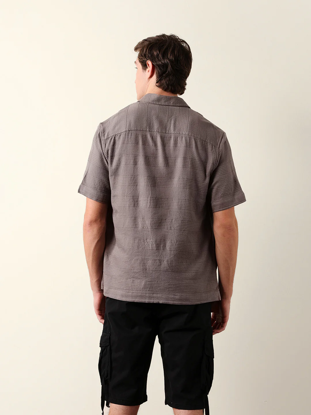Men Solid Half Sleeve Casual Shirt - Image 6