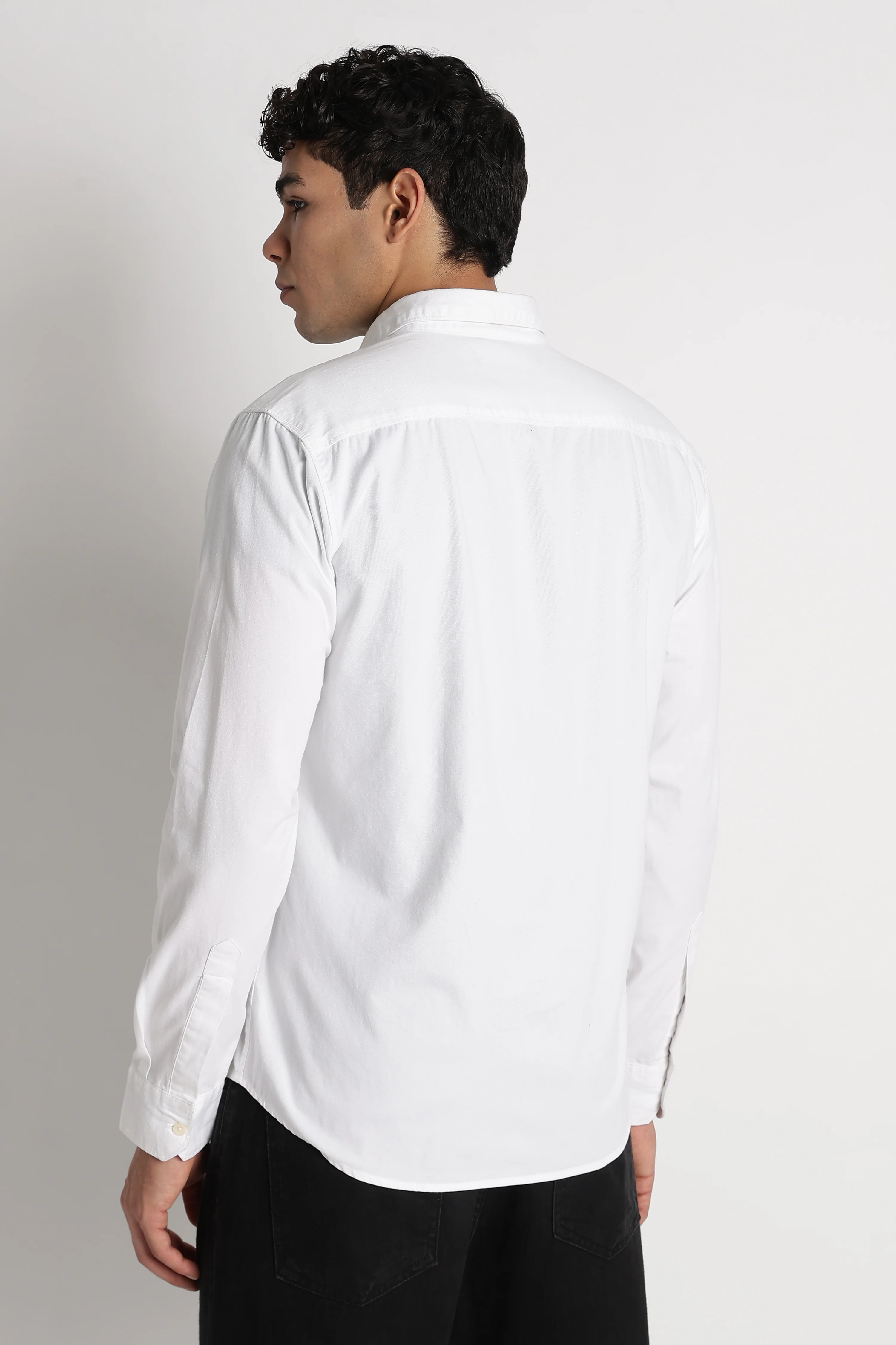 Men Solid Utility Casual Shirt - Image 2