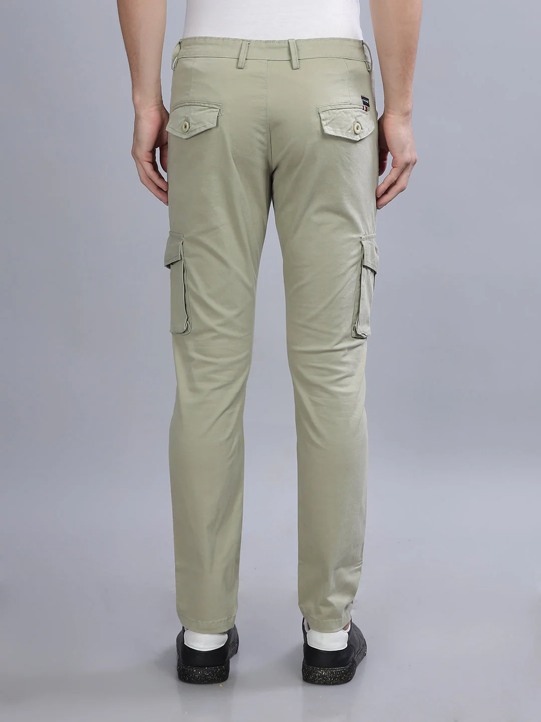 Men Staple Green Cargo Pant - Image 2