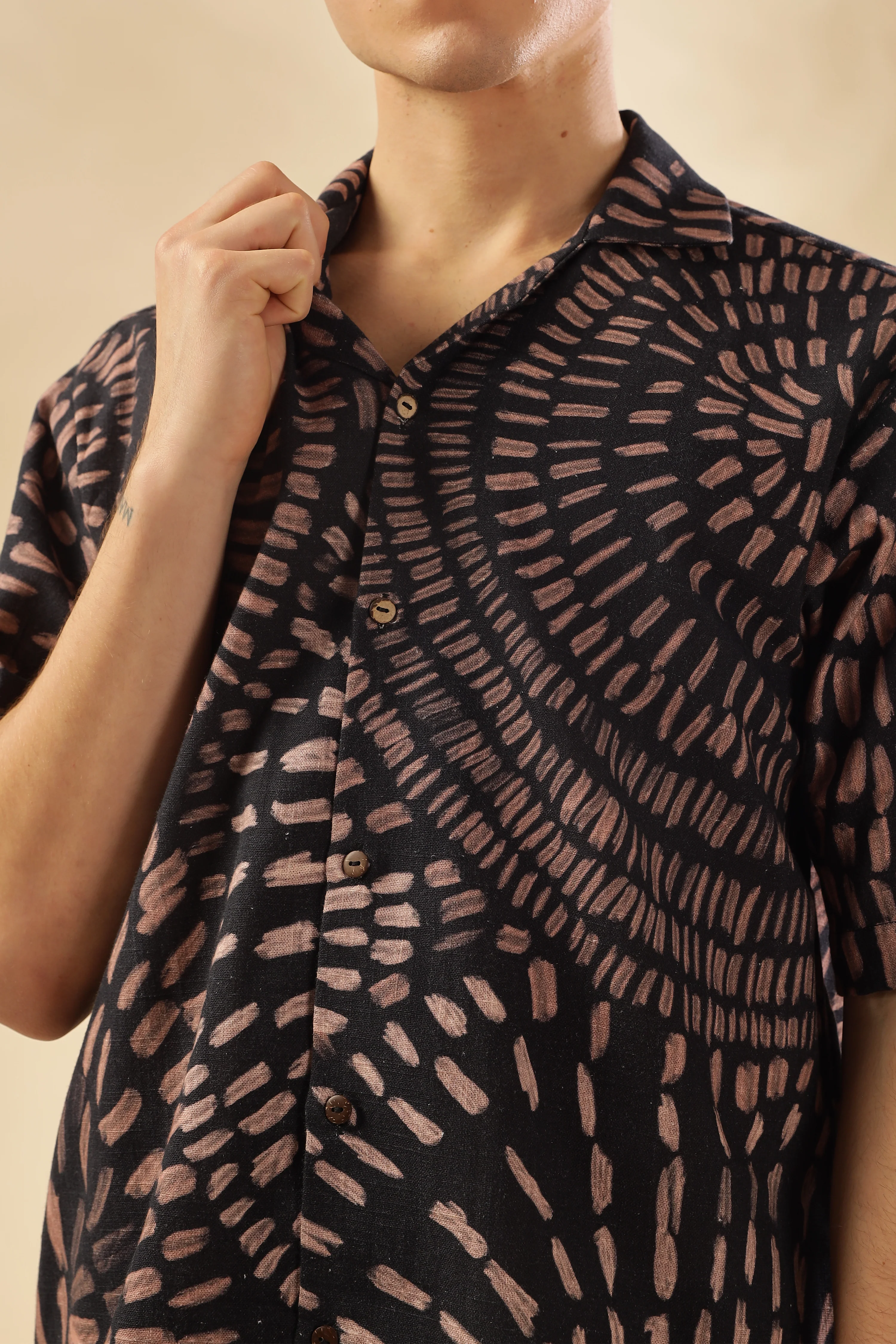 Men State Of Flow Viscose Silk Shirt - Image 10