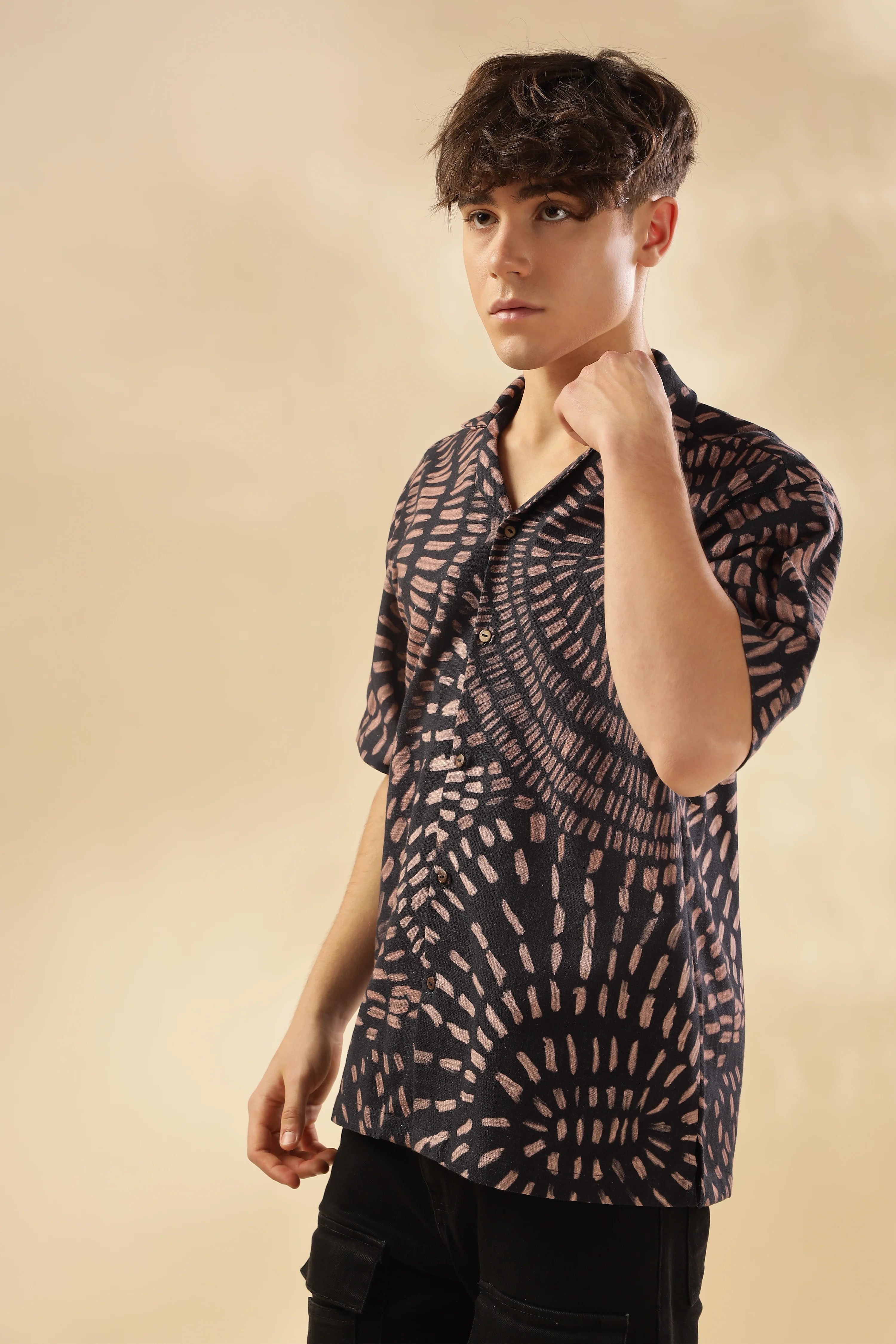 Men State Of Flow Viscose Silk Shirt - Image 8