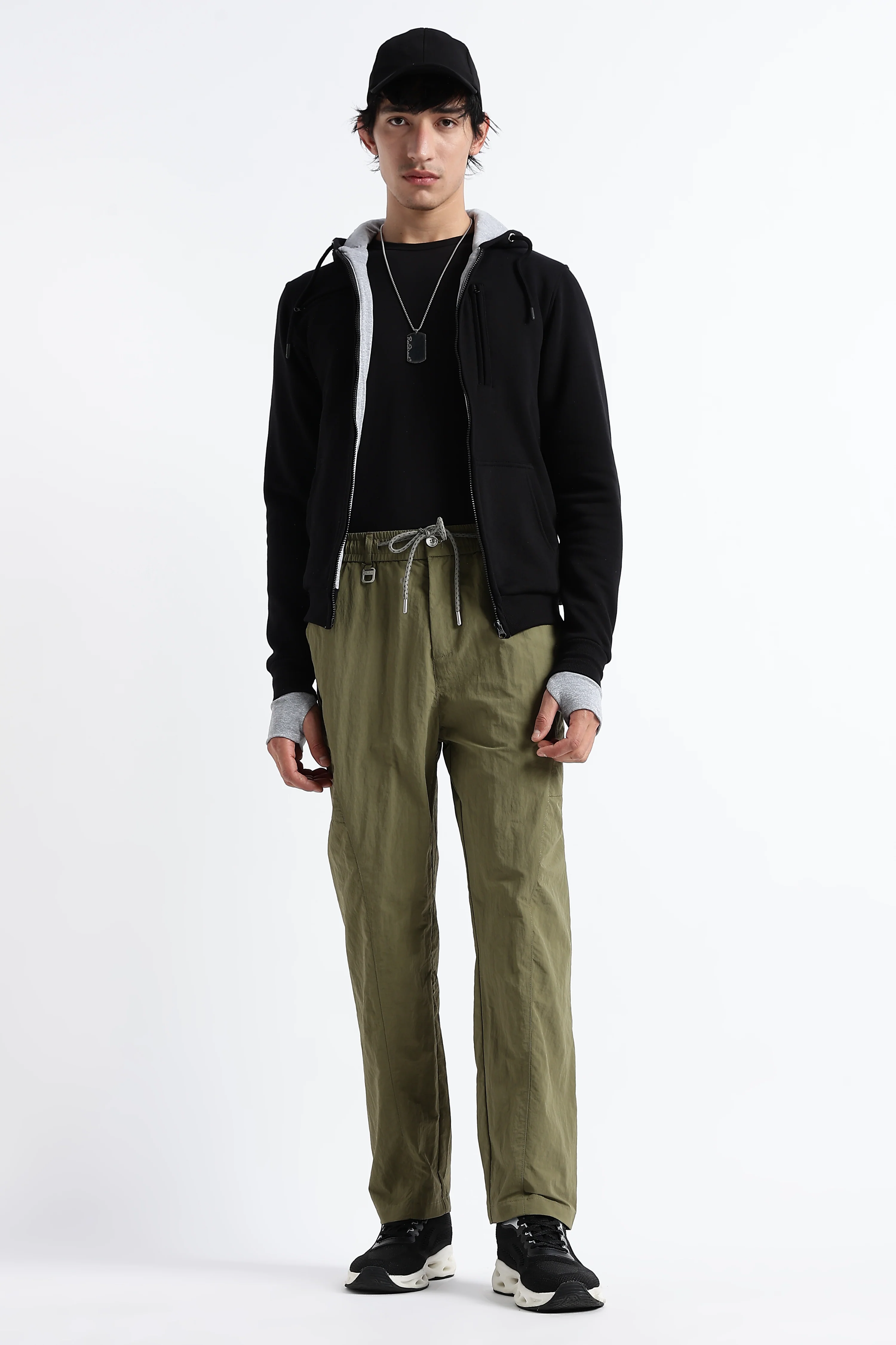 Men Streetwear Utility Drawcord Bottoms - Image 10