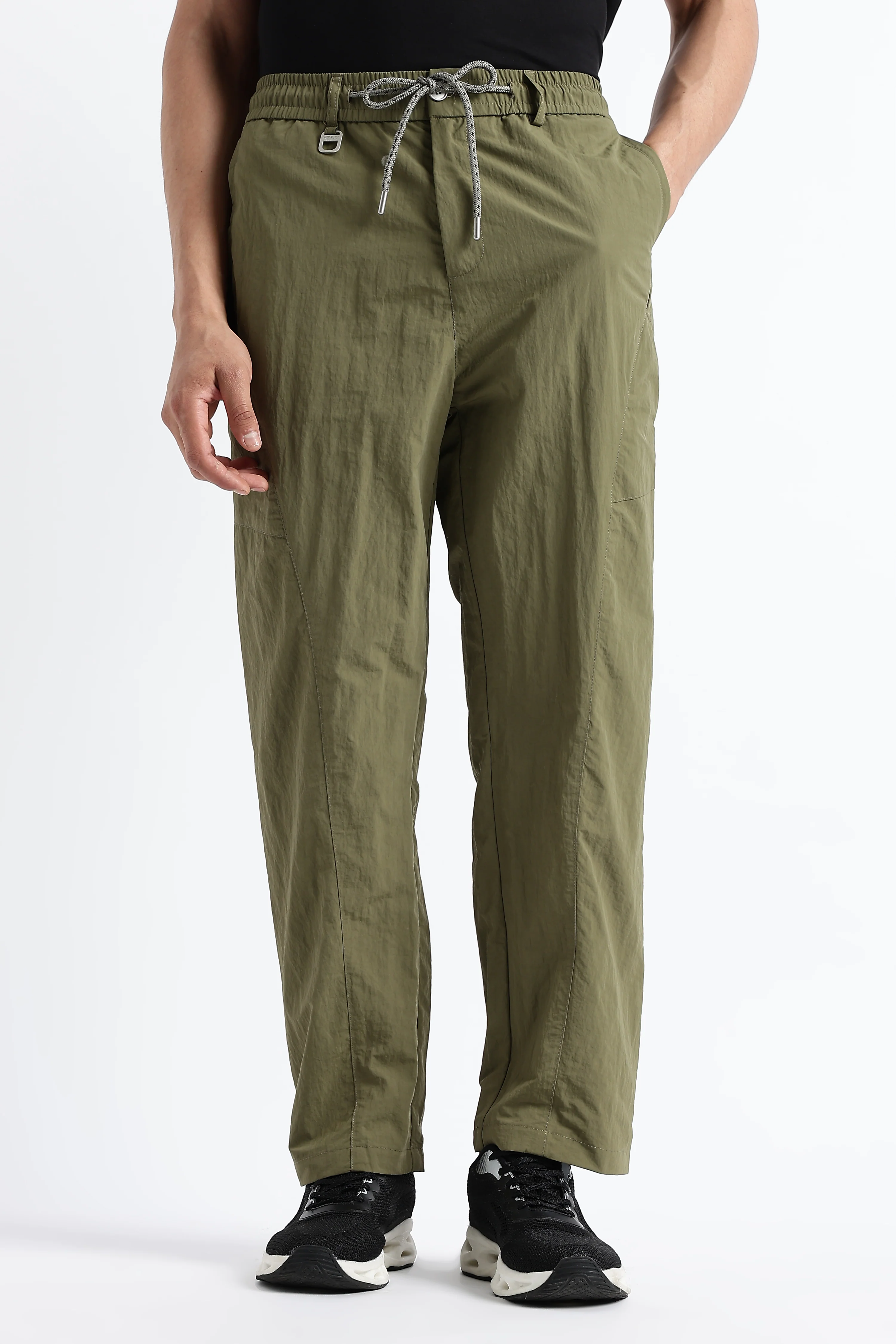 Men Streetwear Utility Drawcord Bottoms - Image 5