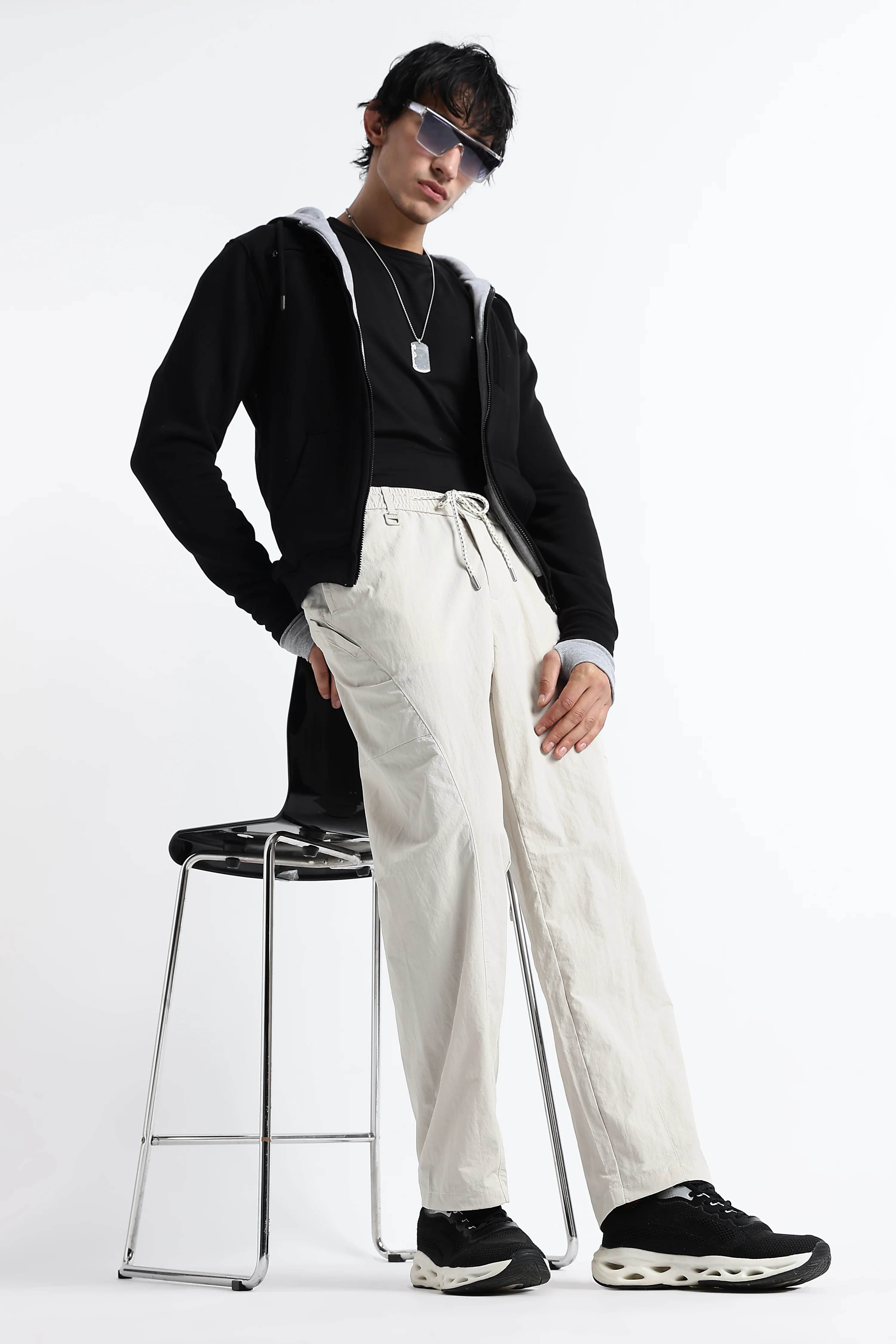 Men Streetwear Utility Drawcord Bottoms - Image 11