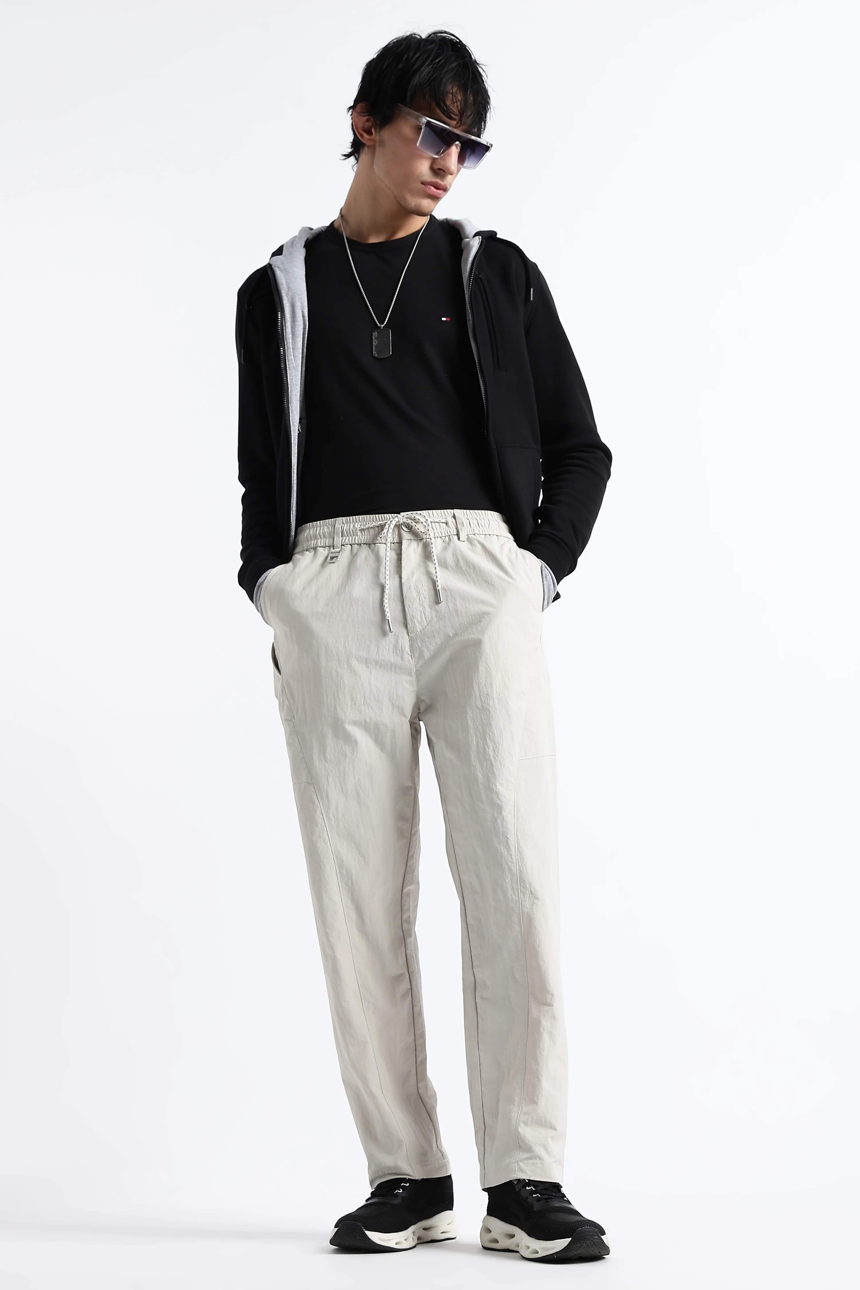 Men Streetwear Utility Drawcord Bottoms - Image 9