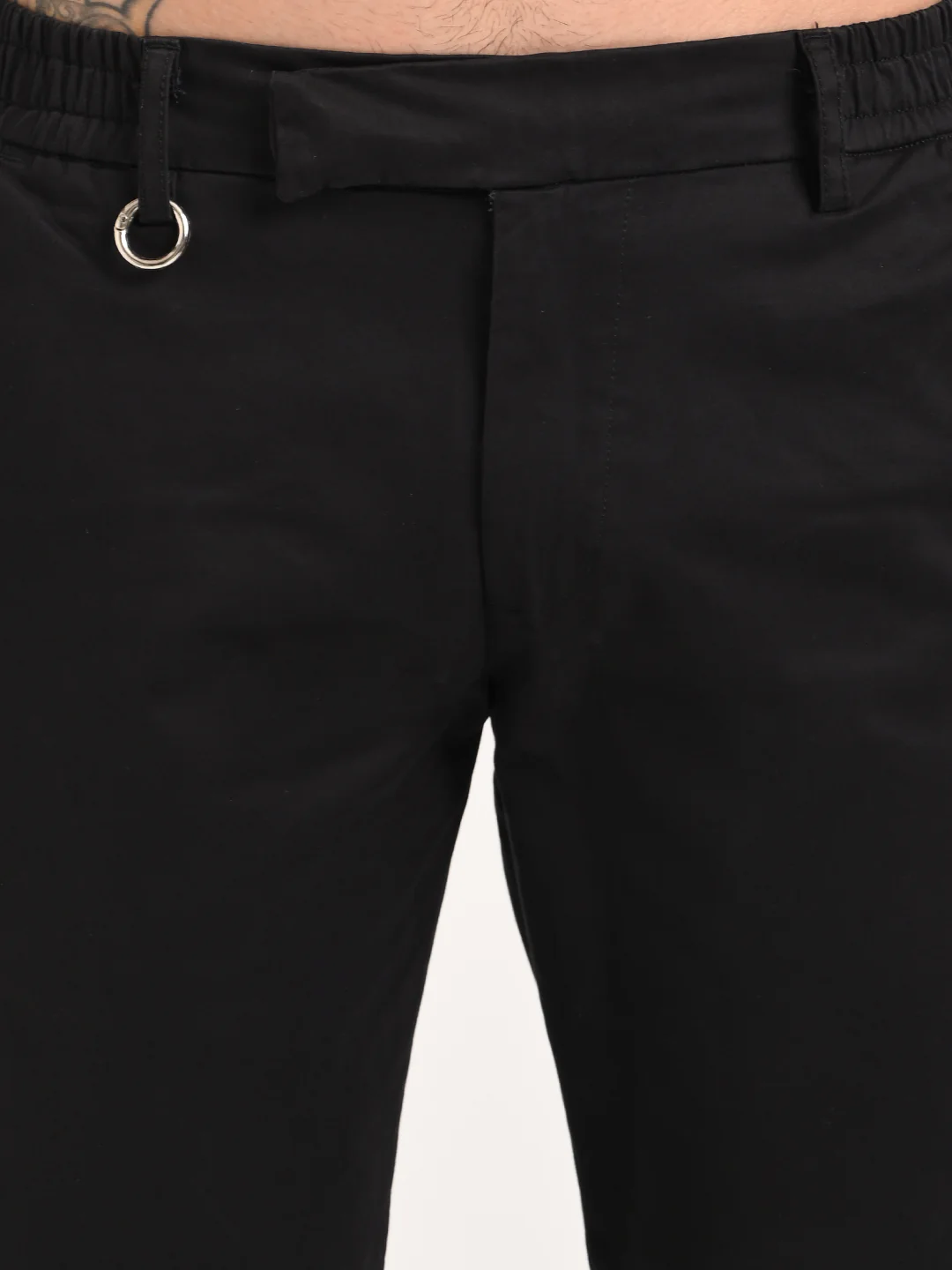 Men Stretch Trousers with Utility Pockets - Image 6